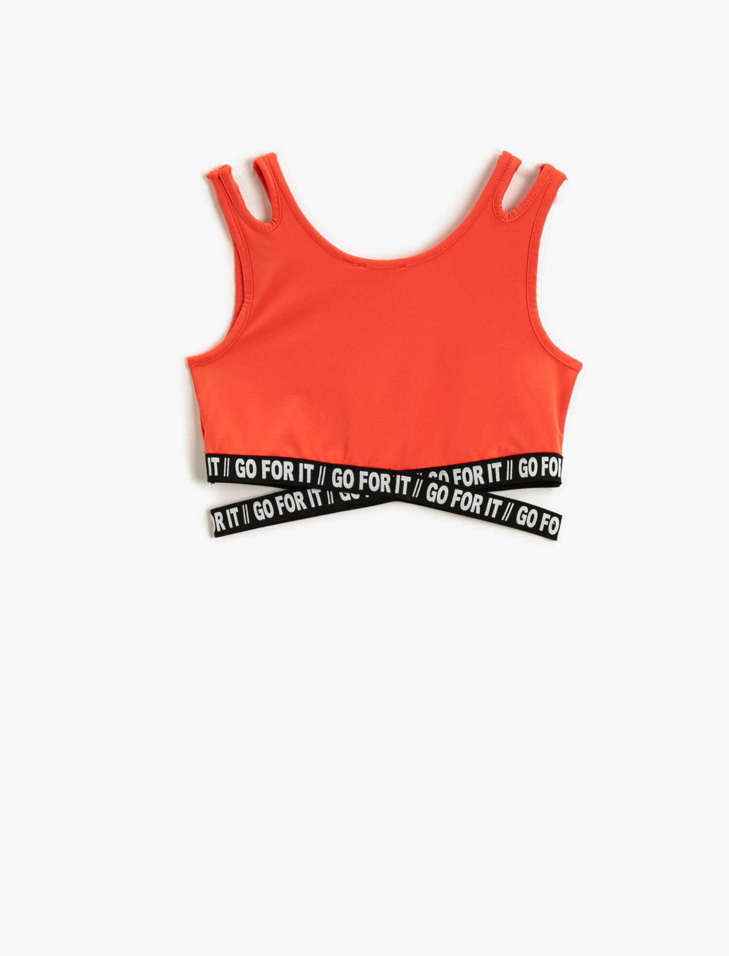  Kız Çocuk Omuz Detaylı Spor Sütyeni