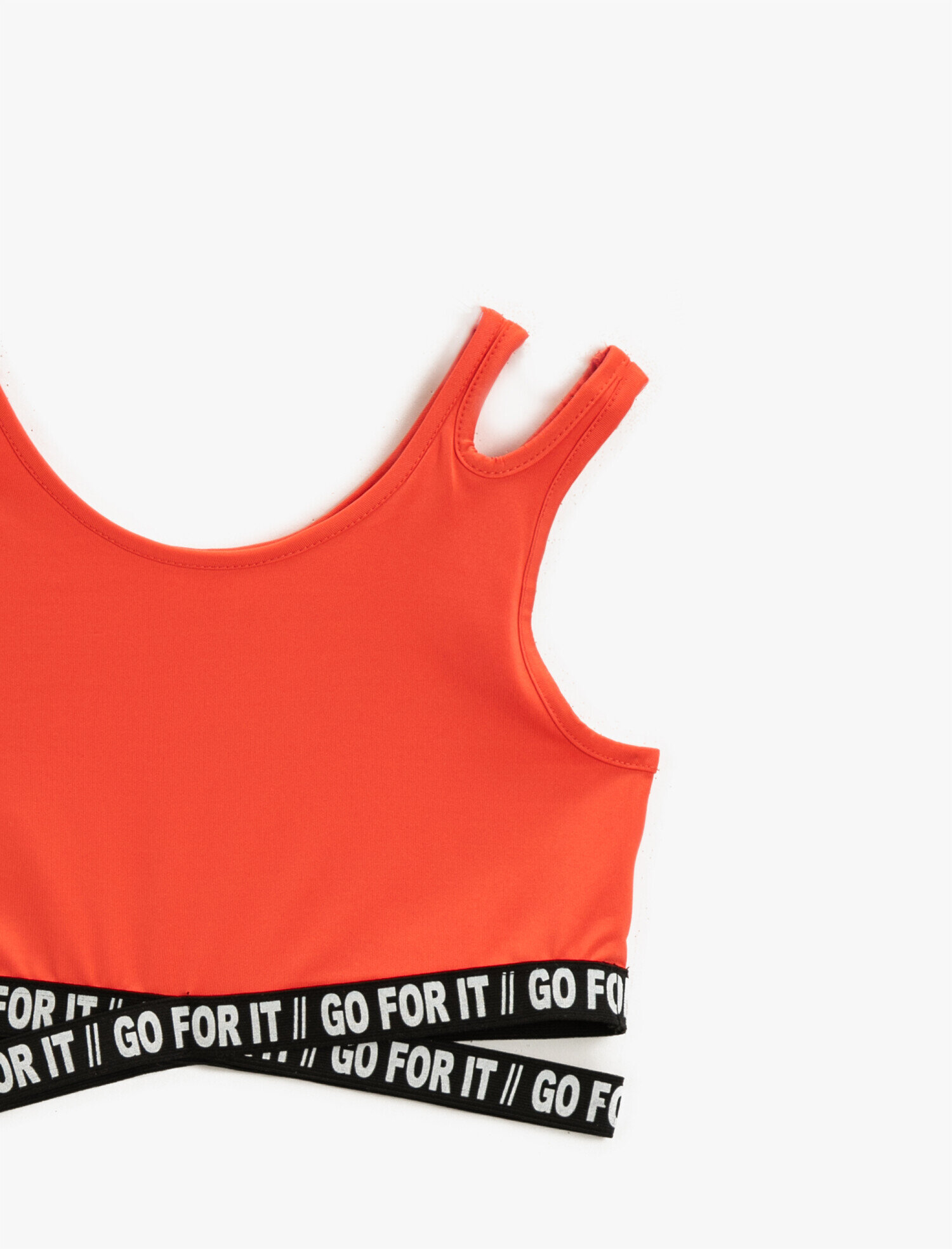  Kız Çocuk Omuz Detaylı Spor Sütyeni