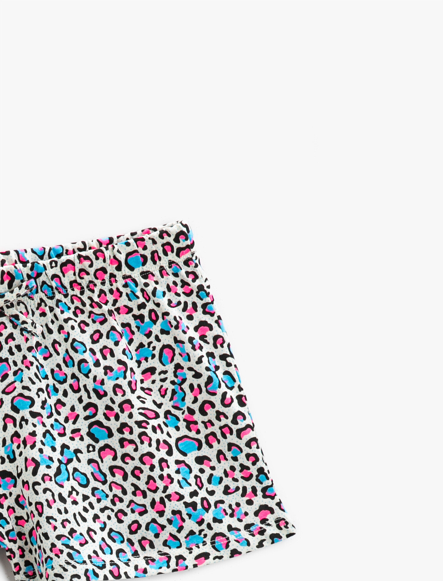  Kız Çocuk Desenli Şort Pamuklu