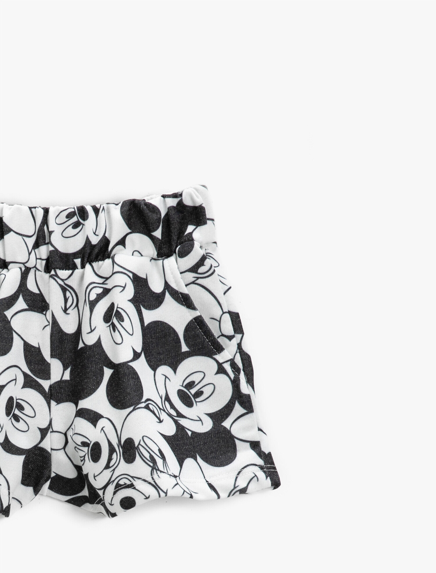  Kız Çocuk Mickey Mouse Baskılı Lisanslı Şort