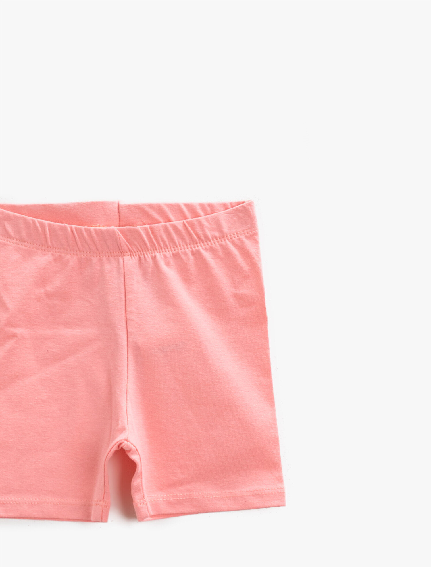  Kız Çocuk Normal Bel Kısa Tayt Pamuklu