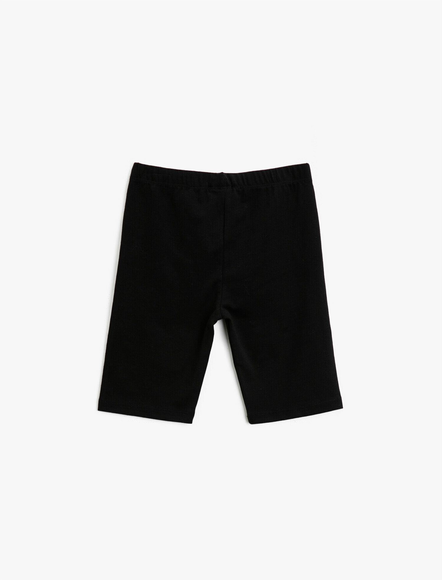  Kız Çocuk Pamuklu Basic Kısa Tayt