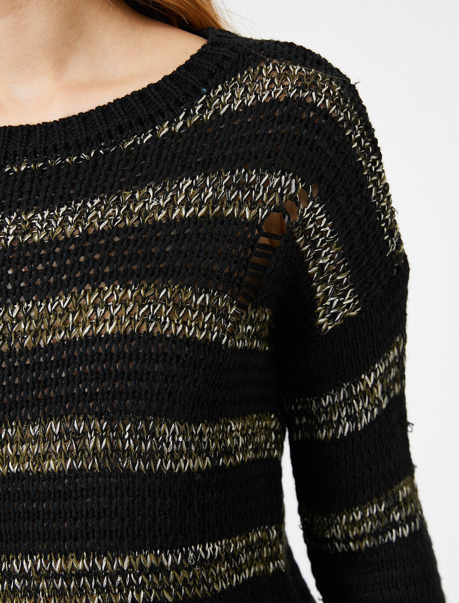   Örgülü Triko Kazak