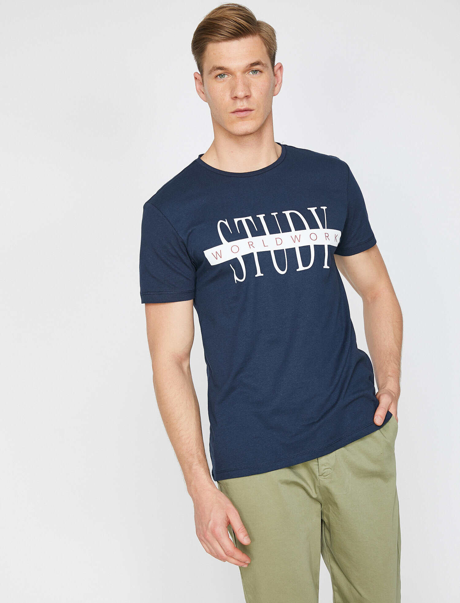   Baskılı Tişört Kısa Kollu