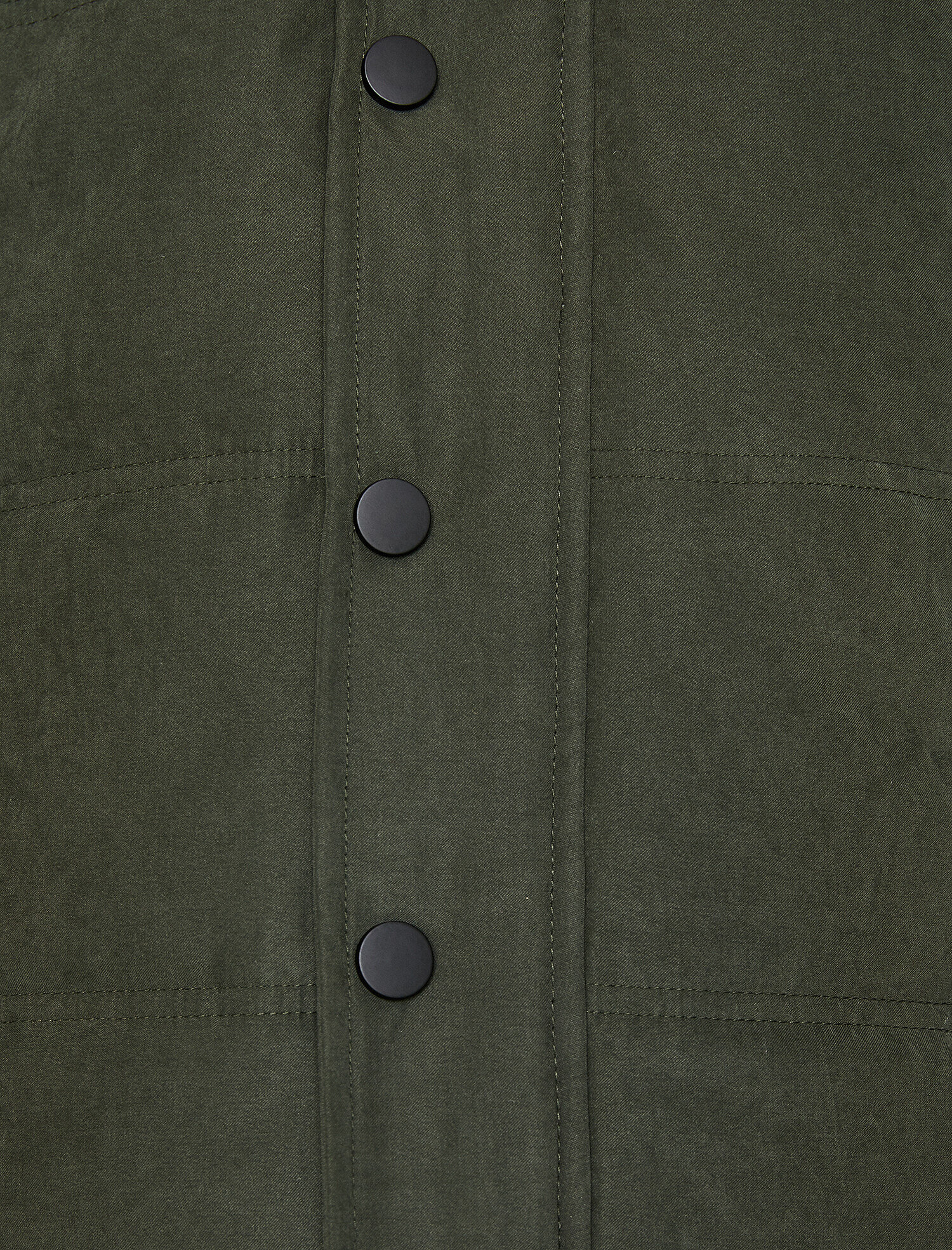   Deri Görünümlü Mont