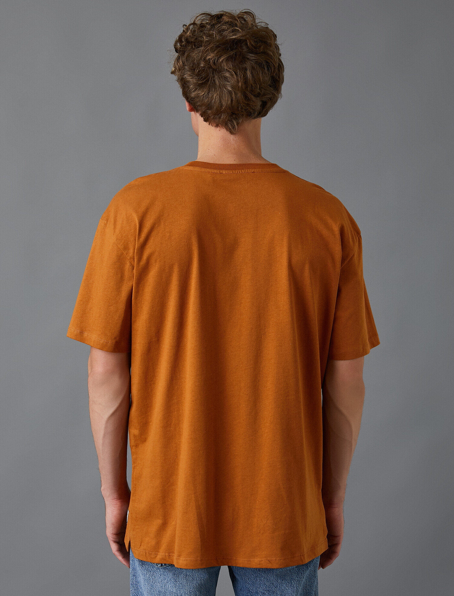   Oversize Basic Tişört Pamuklu