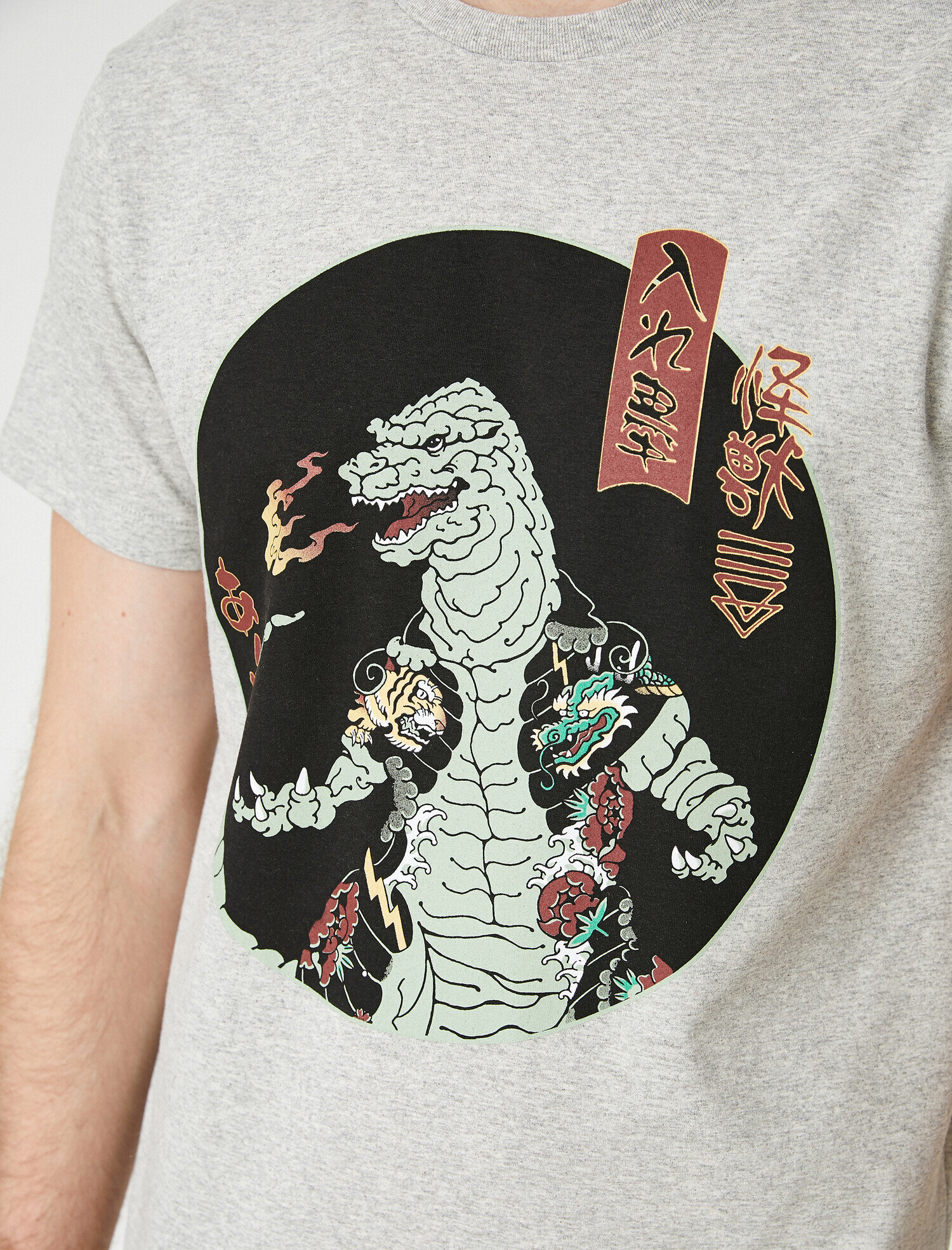   Ejderha Baskılı Tişört