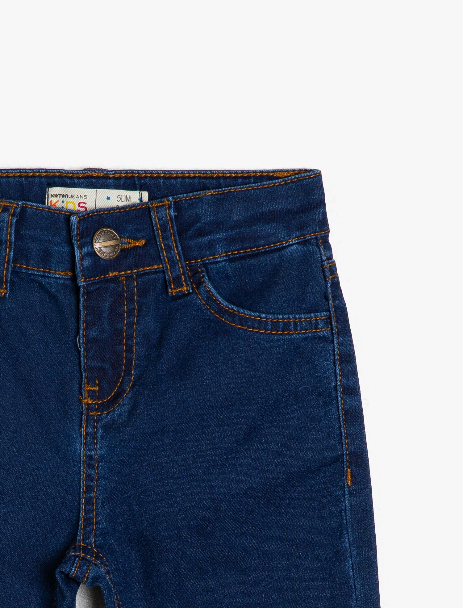  Erkek Çocuk Kot Pantolon Cepli - Slim Jean