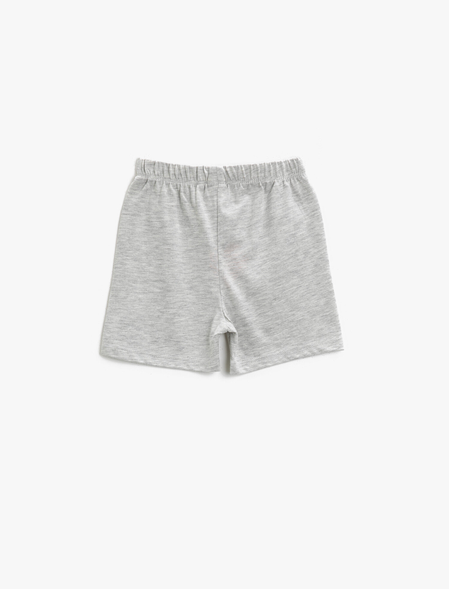  Erkek Bebek Yazı Baskılı Şort Pamuklu