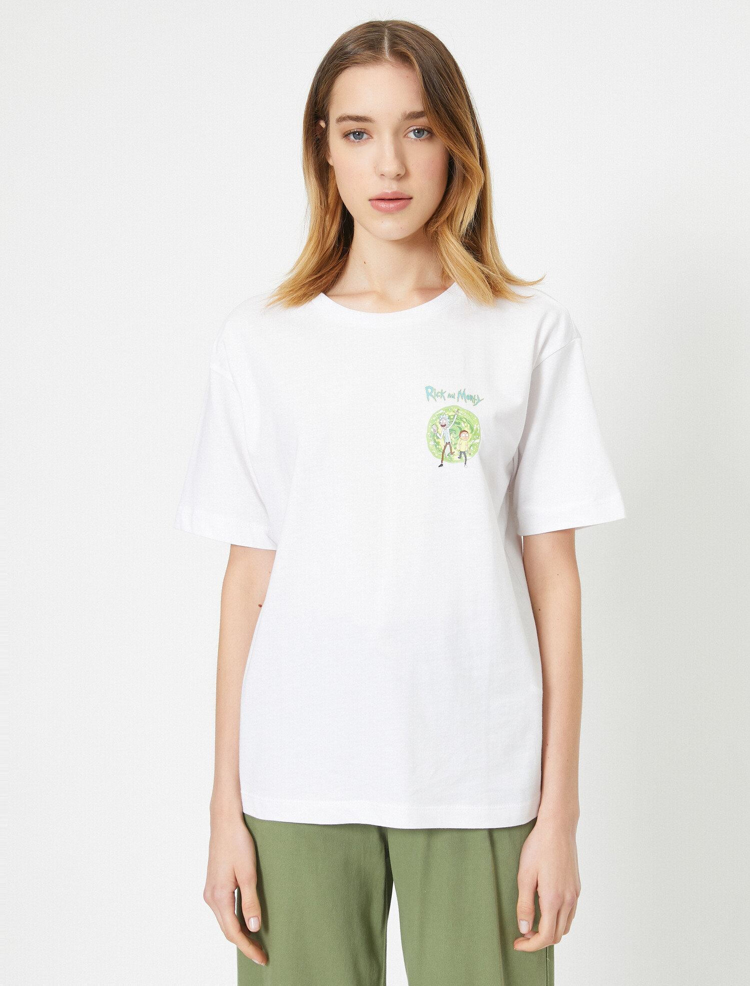   Rıck And Morty Lisanslı Baskılı Tişört