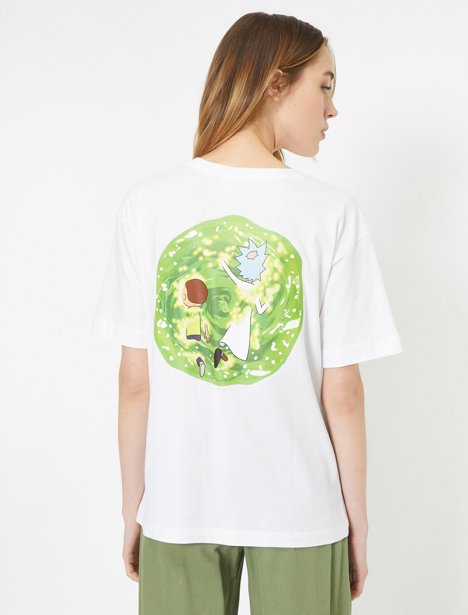   Rıck And Morty Lisanslı Baskılı Tişört