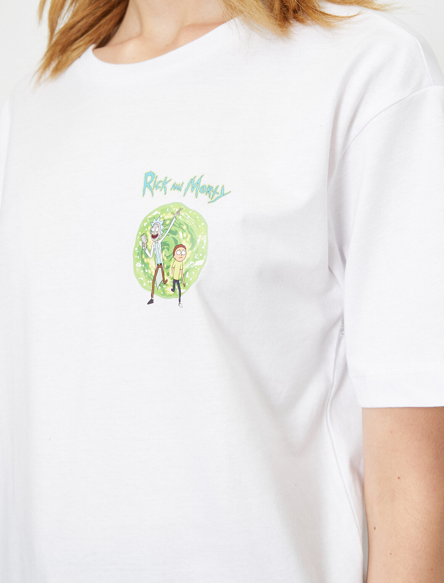   Rıck And Morty Lisanslı Baskılı Tişört