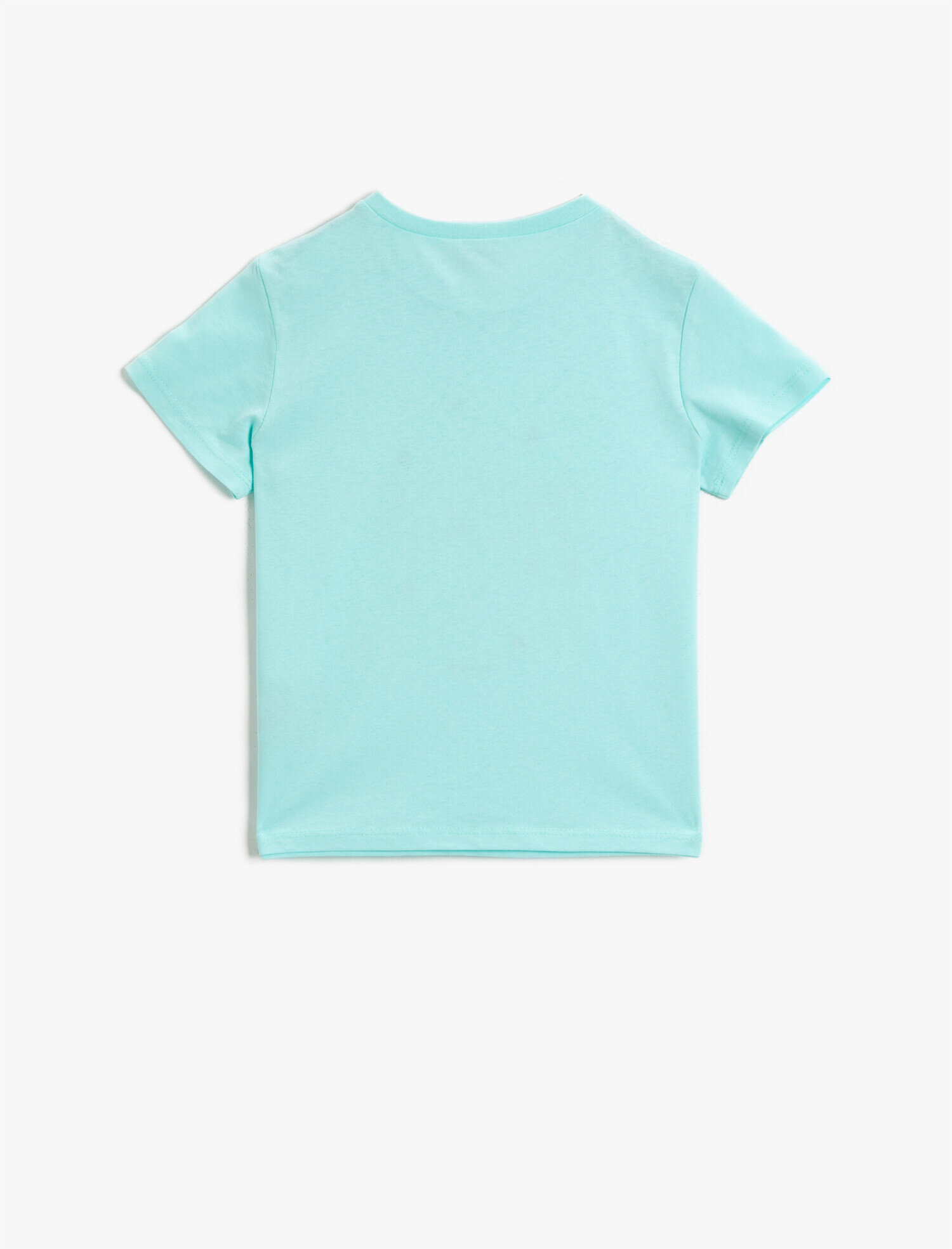  Erkek Çocuk Karanlıkta Parlayan Baskılı Tişört Bisiklet Yaka  Pamuklu