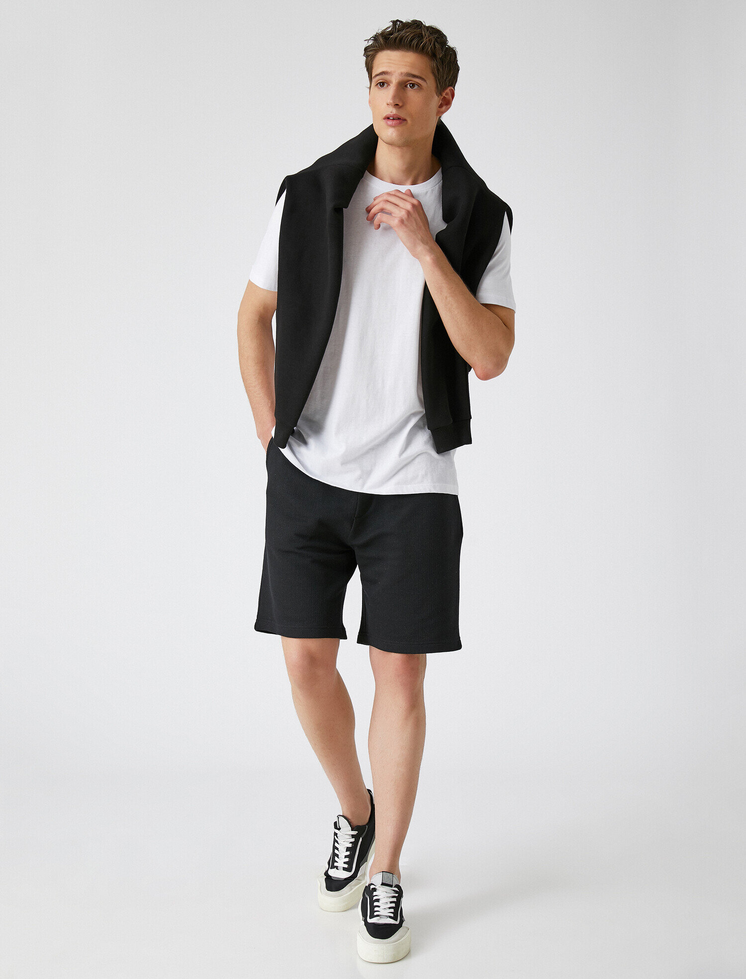   Basic Şort Beli Bağcıklı