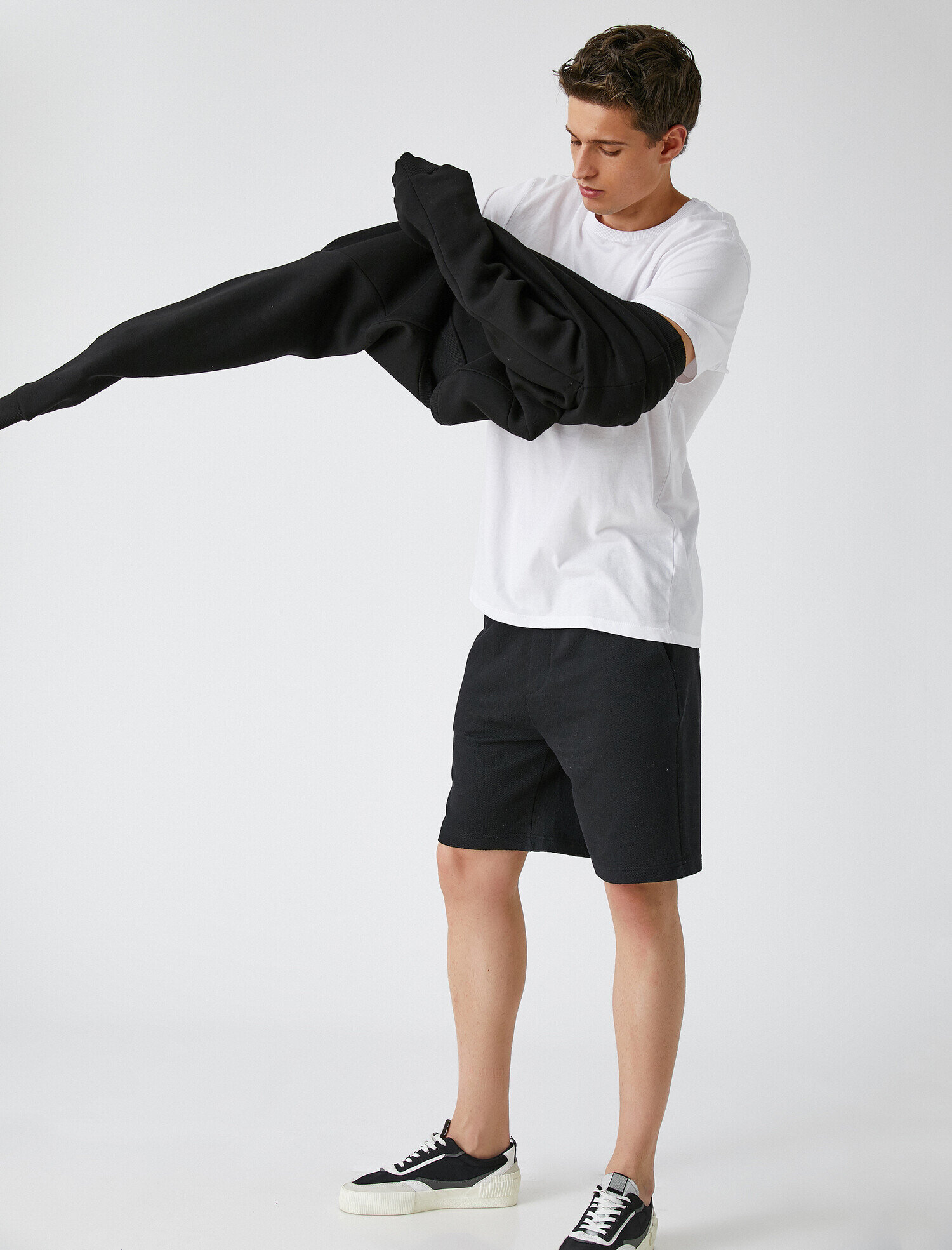   Basic Şort Beli Bağcıklı