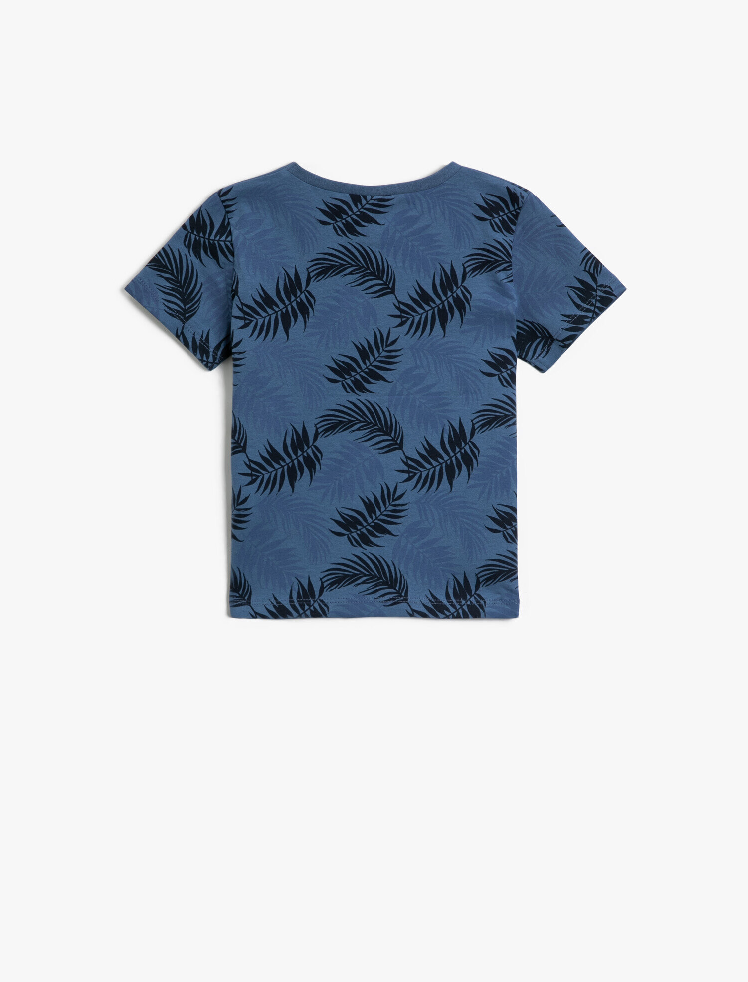  Erkek Bebek Kısa Kollu Tişört Pamuklu Baskılı Bisiklet Yaka