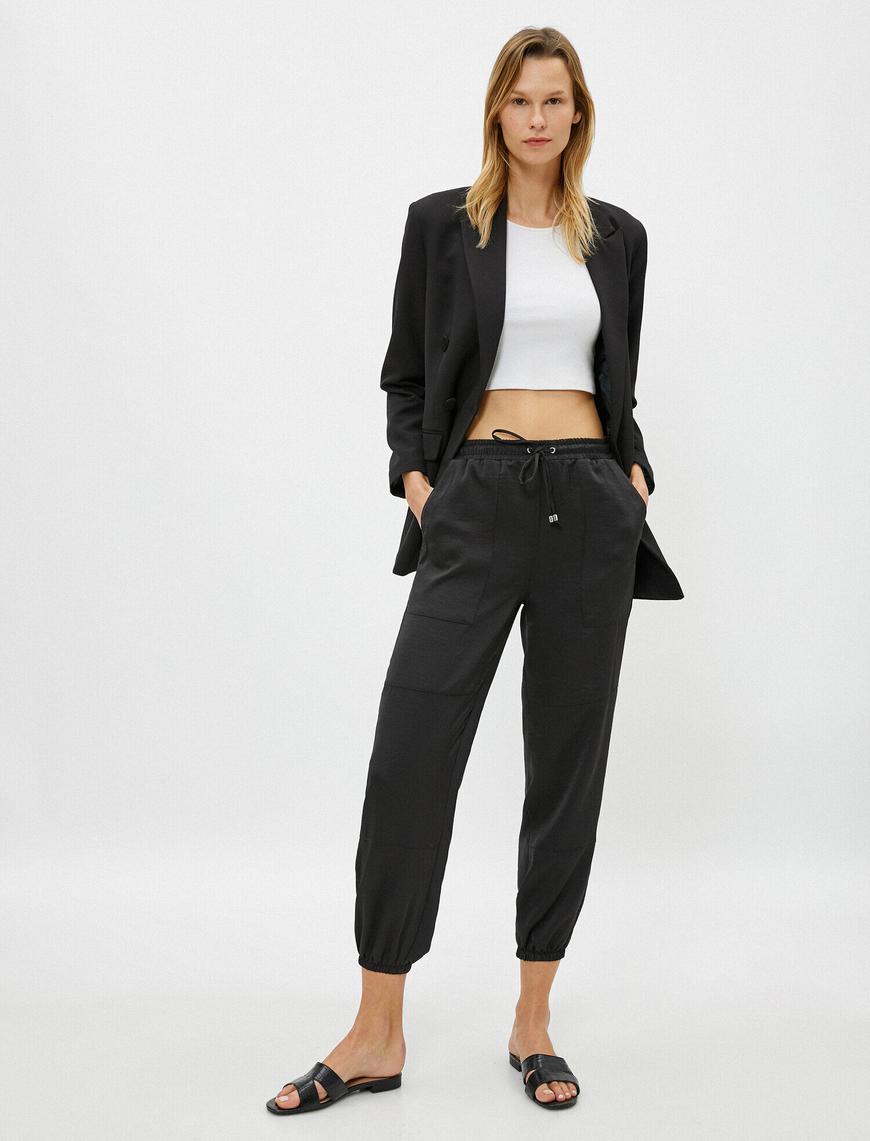   Jogger Pantolon Belden Bağlamalı
