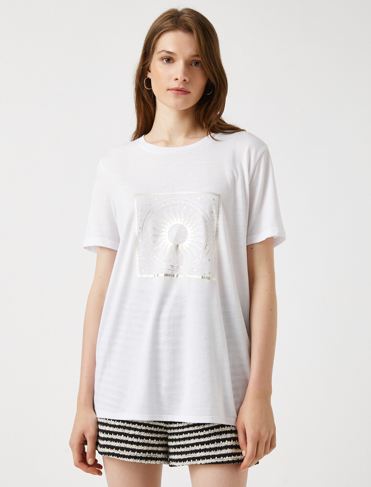   Baskılı Tişört Pamuklu