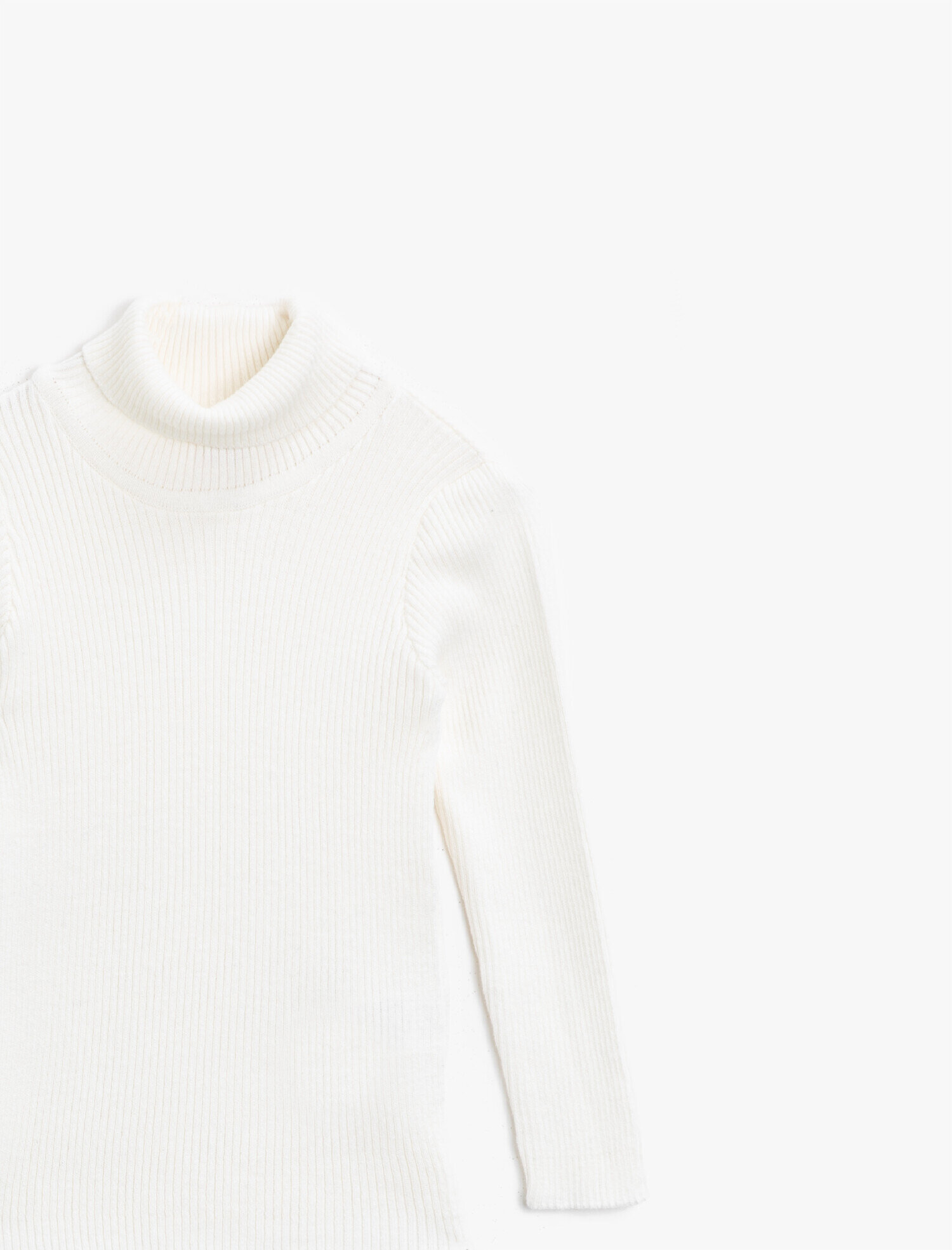  Kız Çocuk Boğazlı Pamuklu Kazak