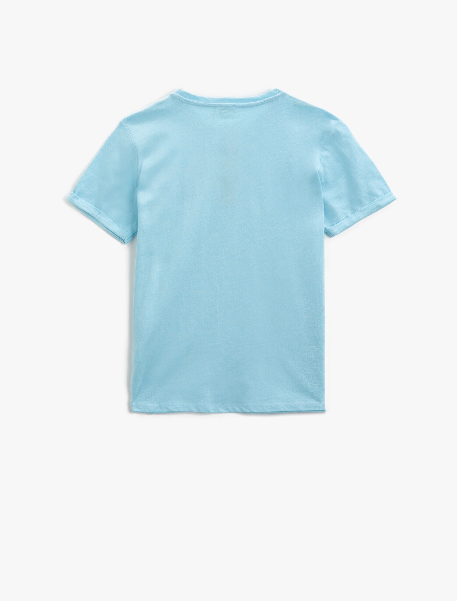  Erkek Çocuk Baskılı Tişört Kısa Kollu Bisiklet Yaka Pamuklu Cepli