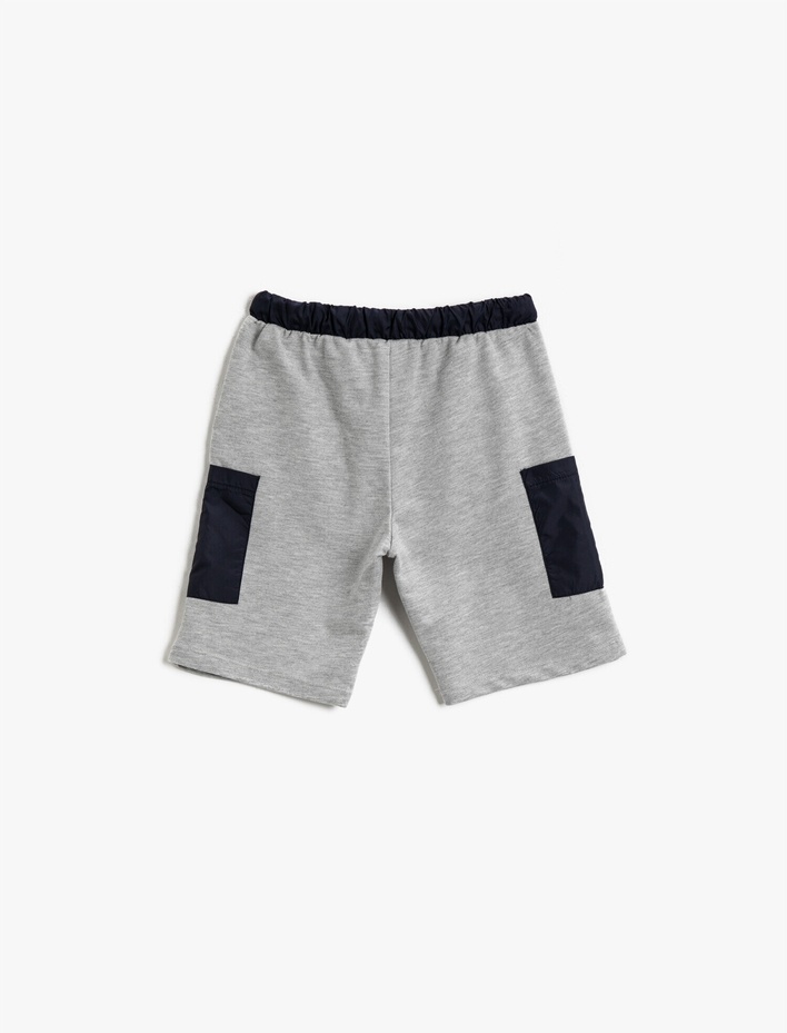 Erkek Çocuk Cep Detaylı Şort Pamuklu