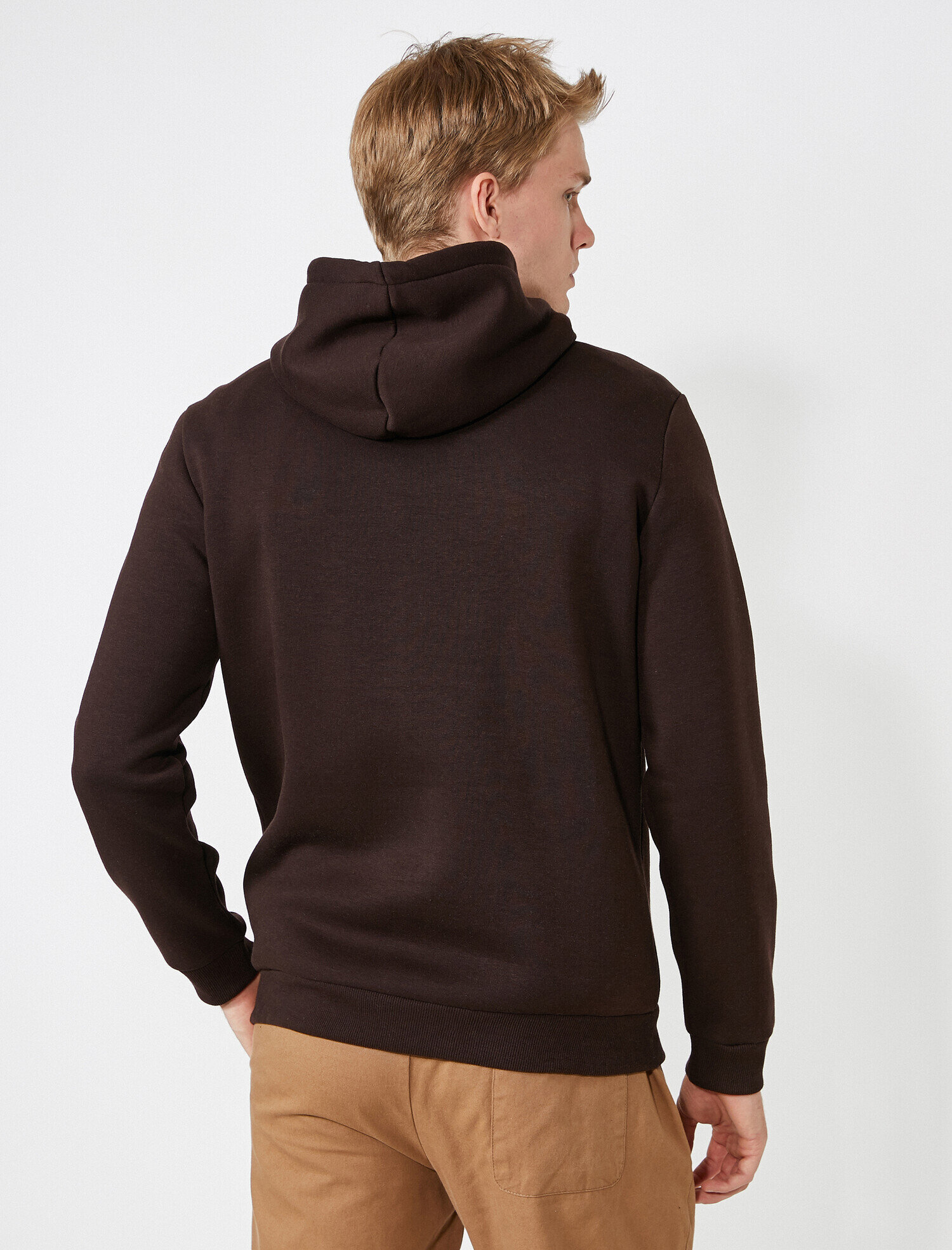   Basic Sweatshirt Kapüşonlu