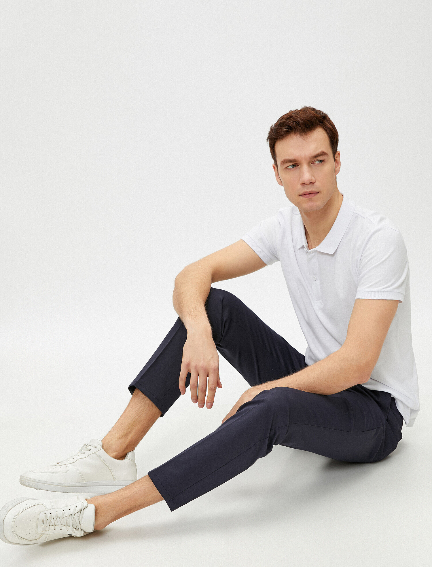   Slim Fit Pantolon Cepli Pamuklu