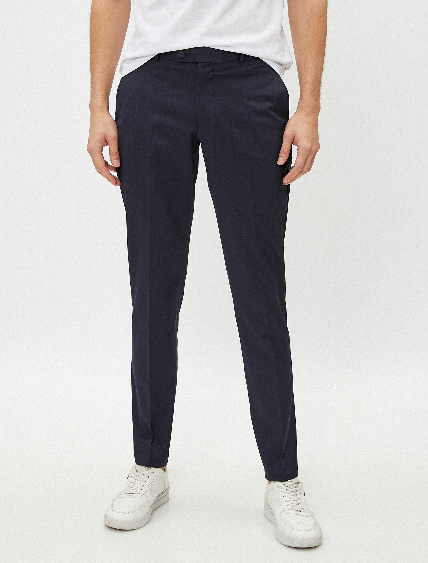   Slim Fit Pantolon Cepli Pamuklu