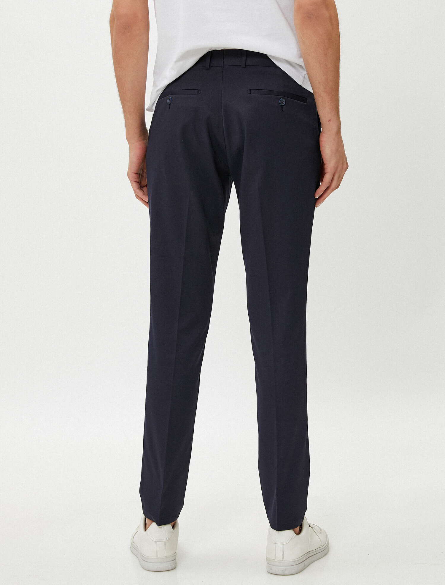   Slim Fit Pantolon Cepli Pamuklu