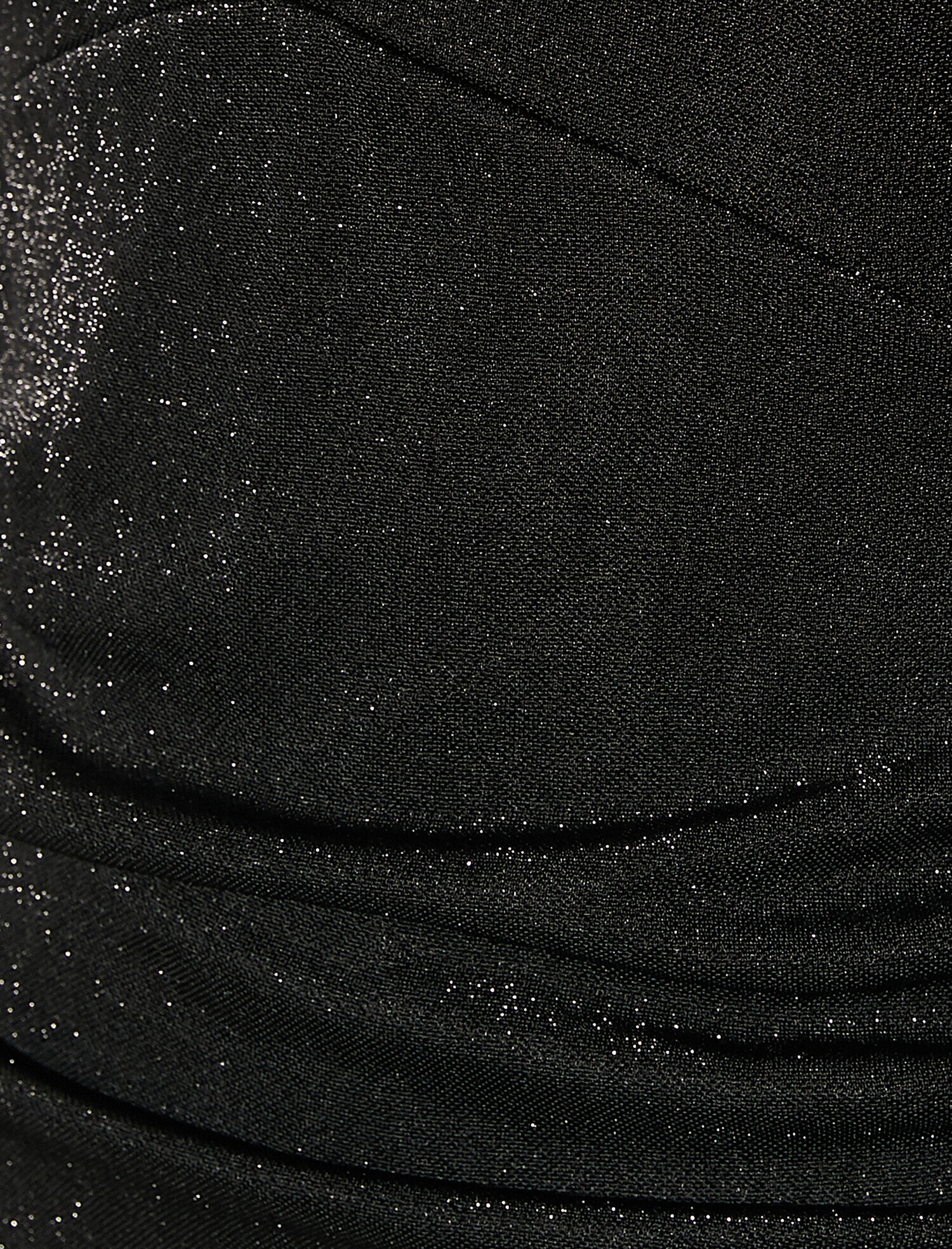   Vatkalı Abiye Elbise V Yaka Uzun Kollu Kısa