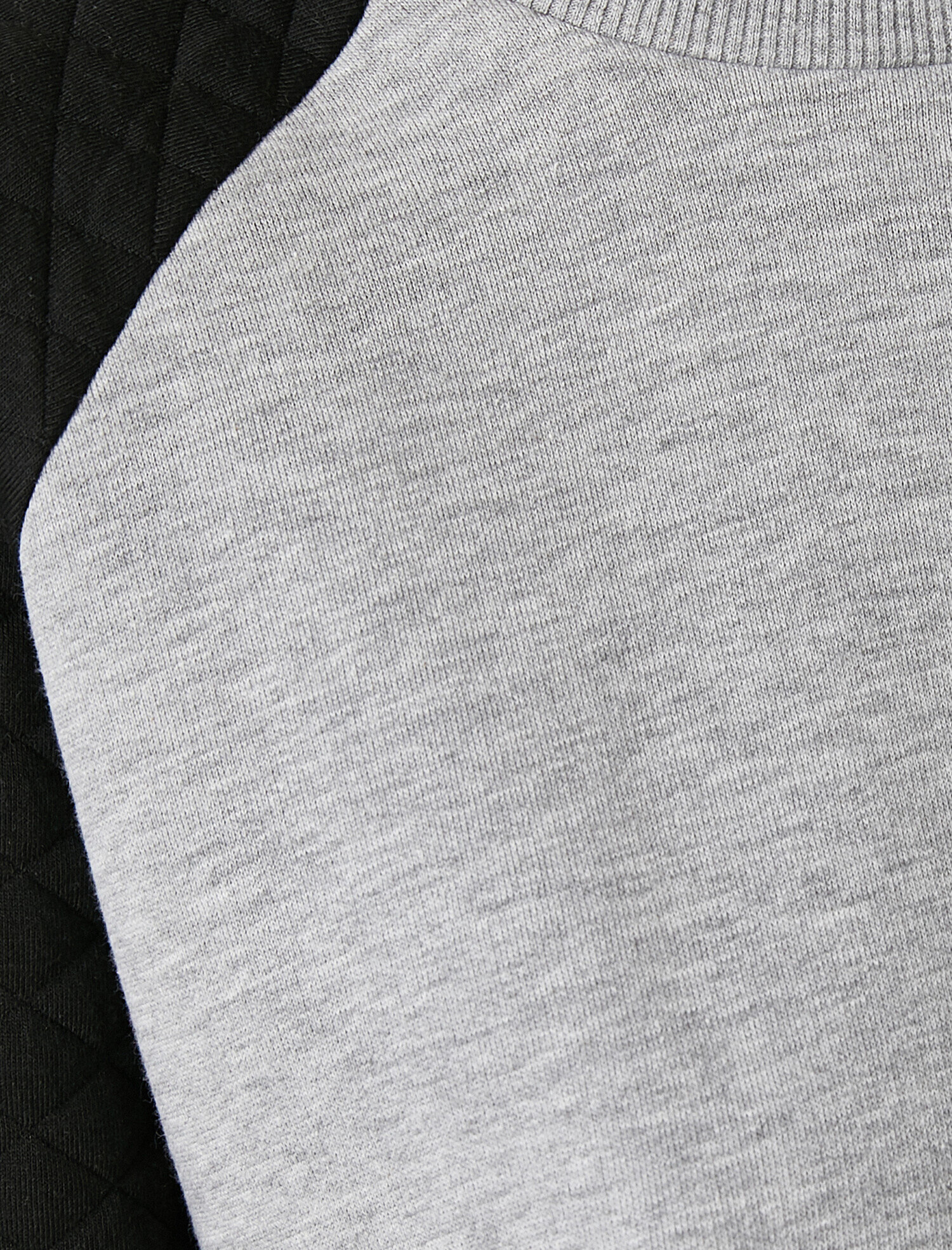   Bisiklet Yaka Renk Bloklu Sweatshirt