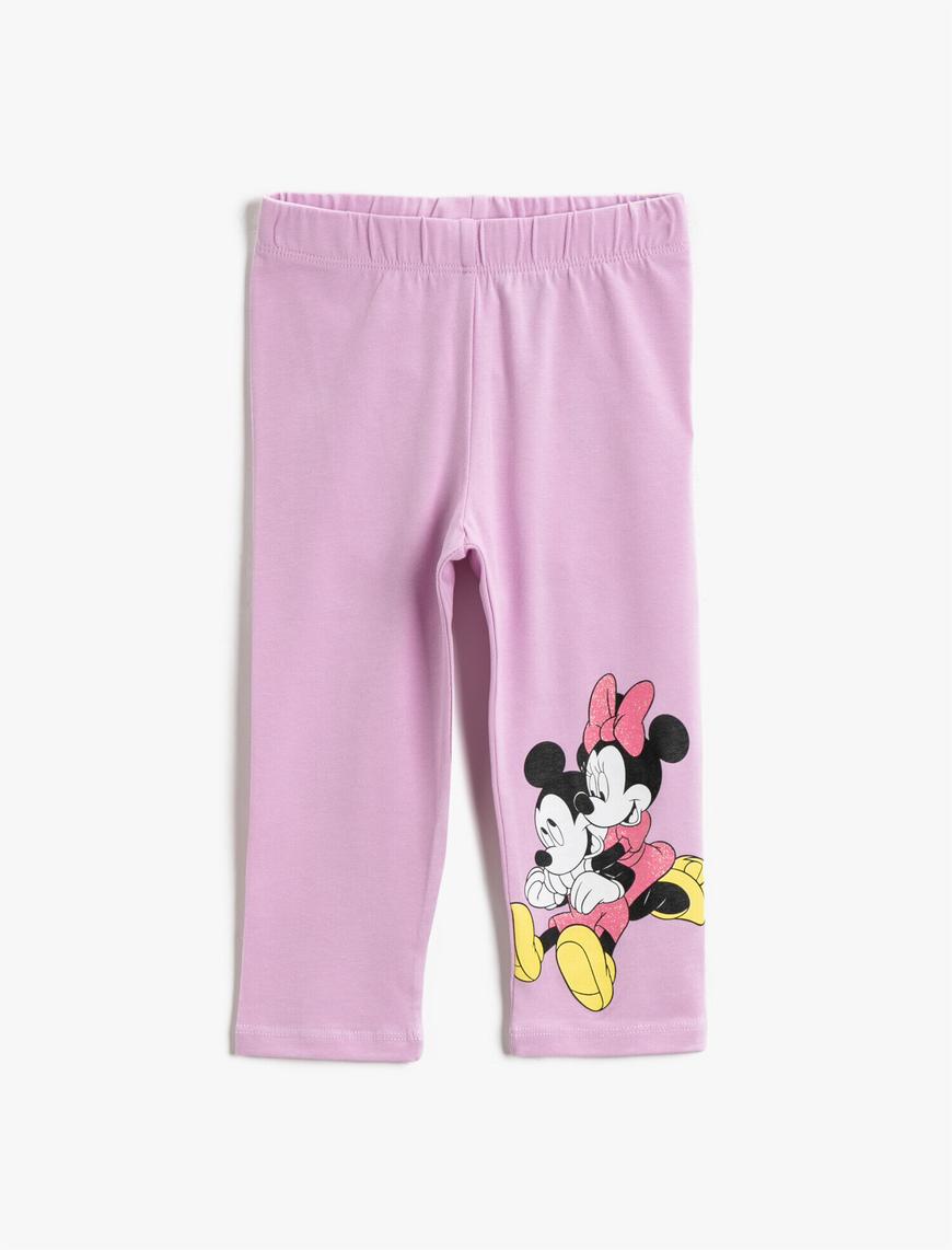  Kız Çocuk Minnie Mouse Tayt Lisanslı