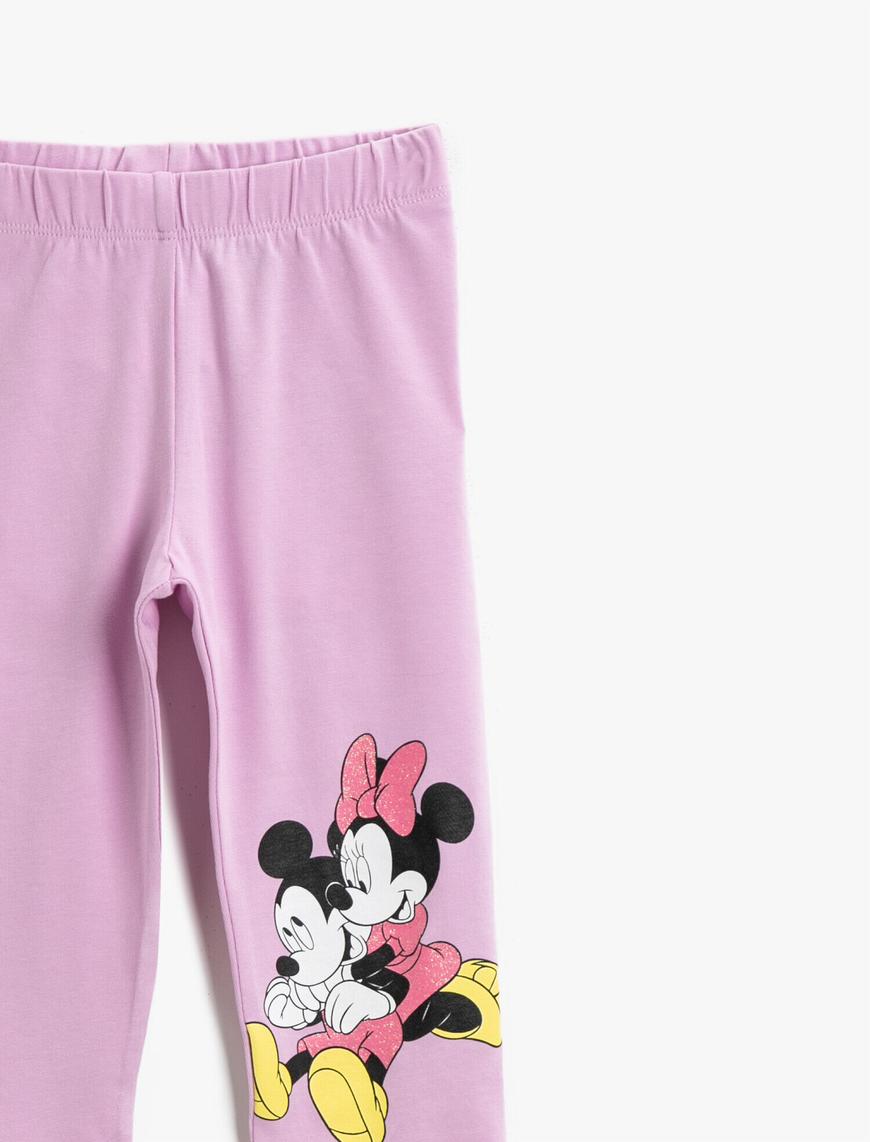  Kız Çocuk Minnie Mouse Tayt Lisanslı