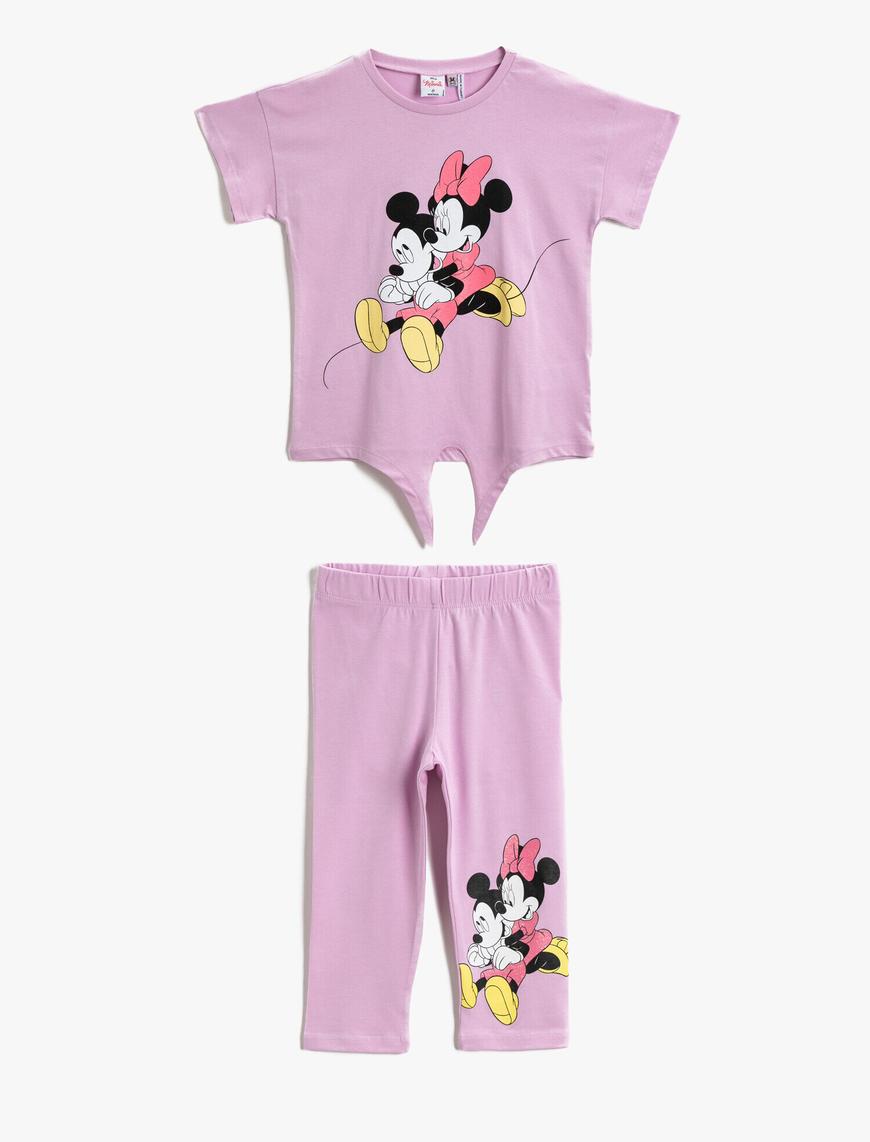  Kız Çocuk Minnie Mouse Tayt Lisanslı