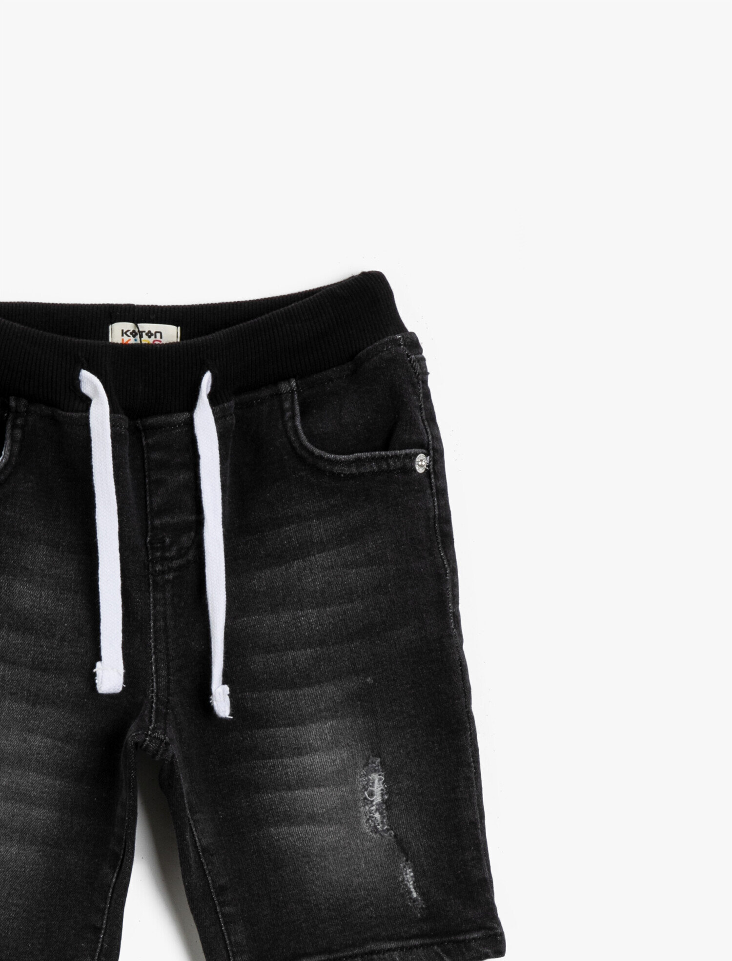  Erkek Çocuk Belden Bağlamalı Şort Pamuklu