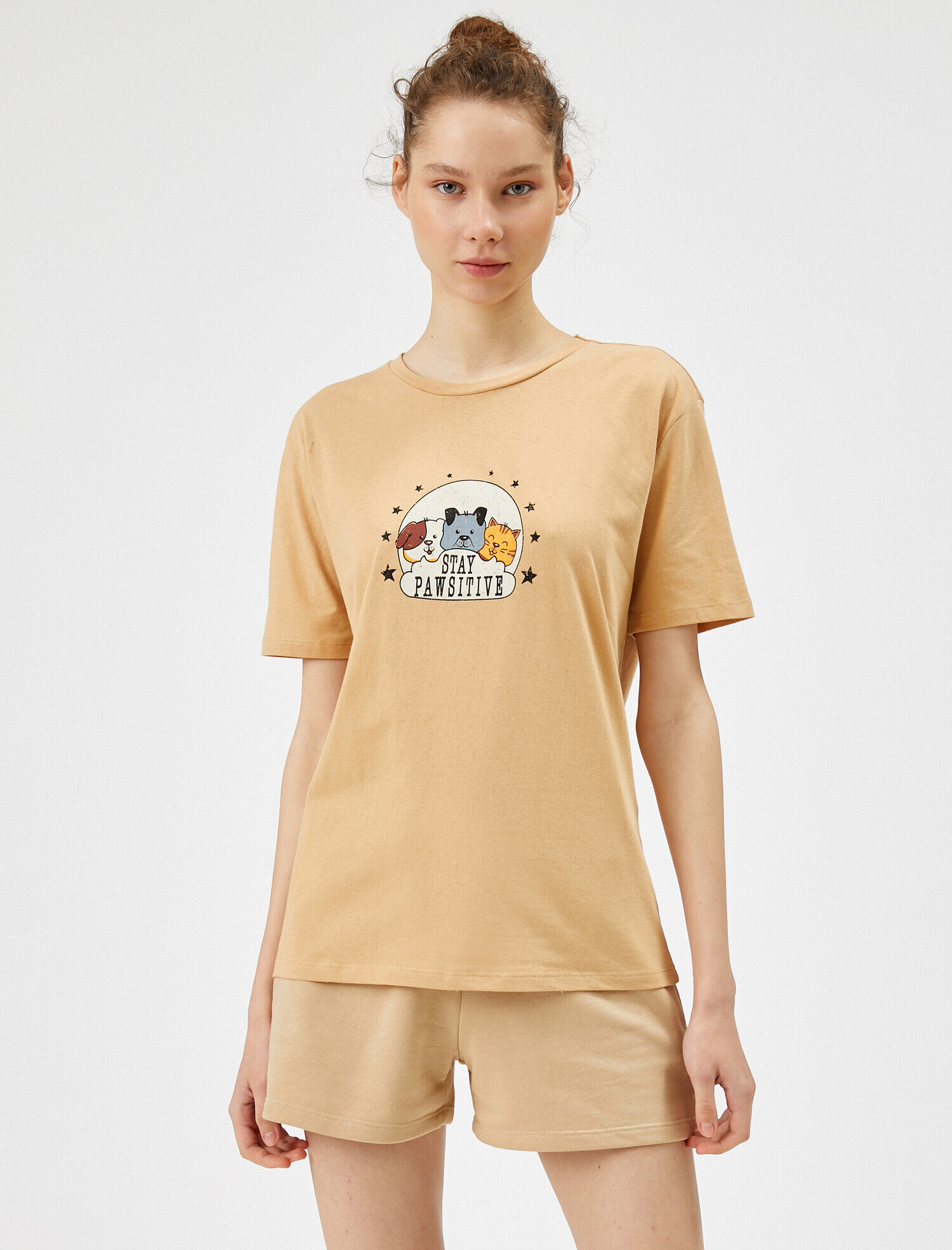   Baskılı Tişört Pamuklu