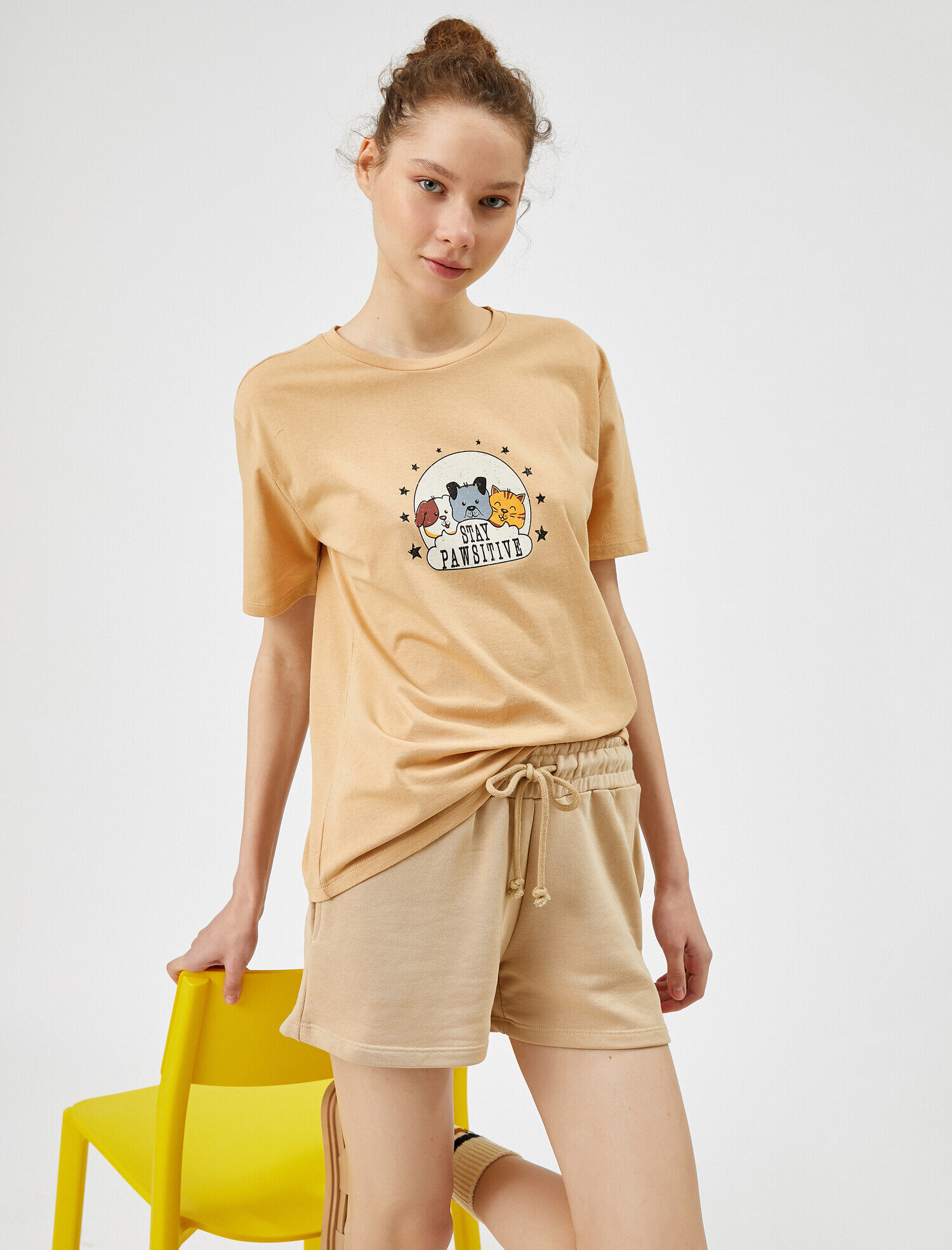   Baskılı Tişört Pamuklu