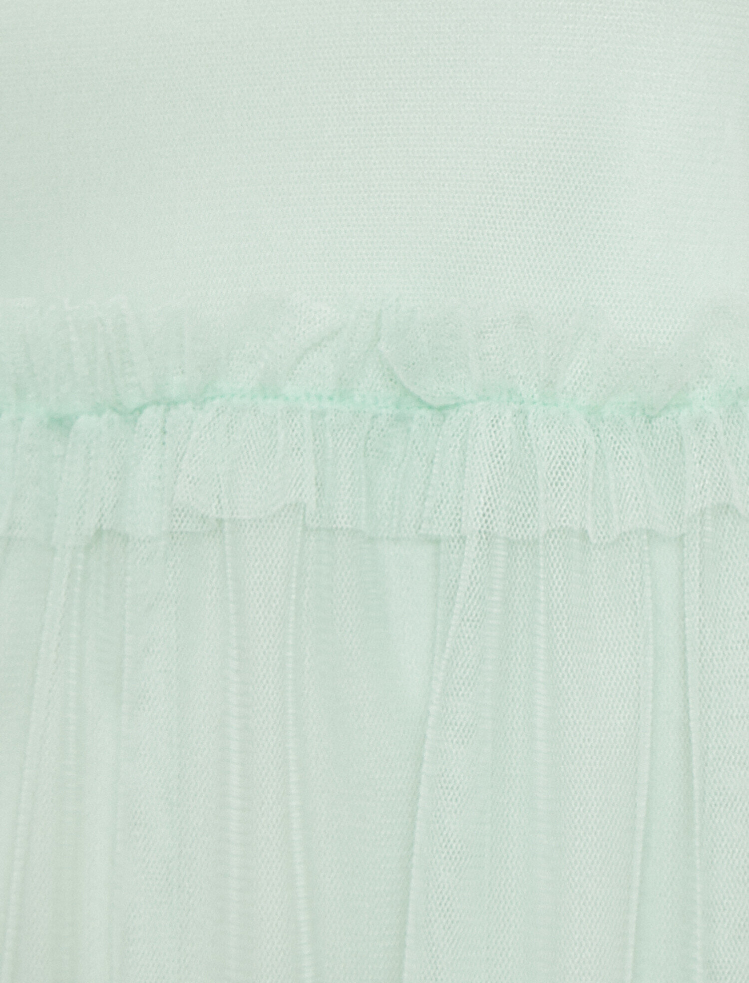   Tül Detaylı Elbise