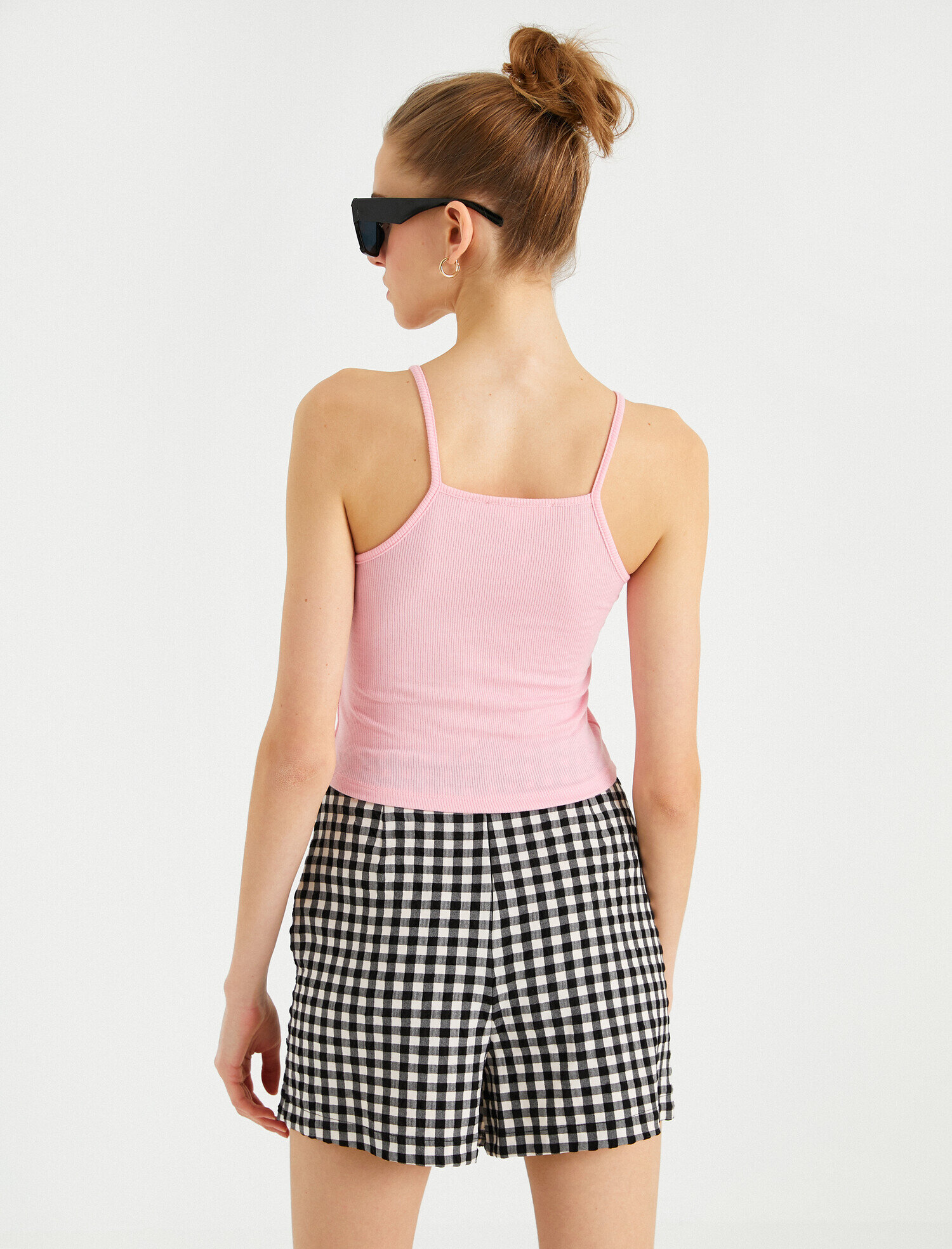   Baskılı Atlet Halter Yaka