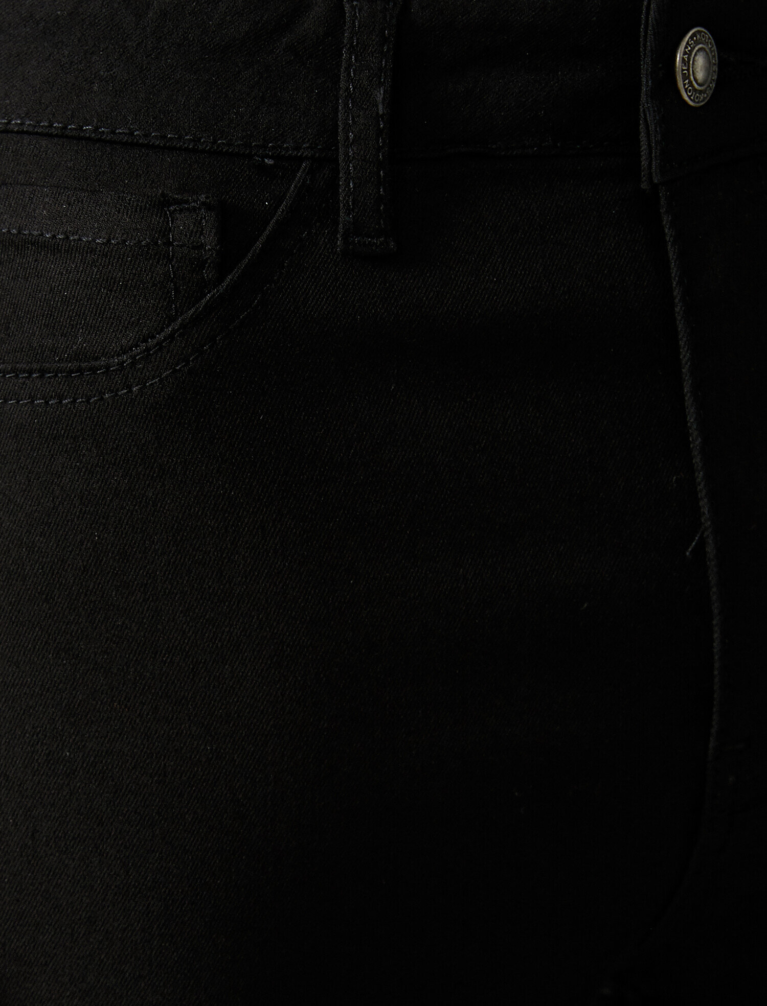   Yüksek Bel Dar Kesim Dar Paça Kot Pantolon - Carmen Jean