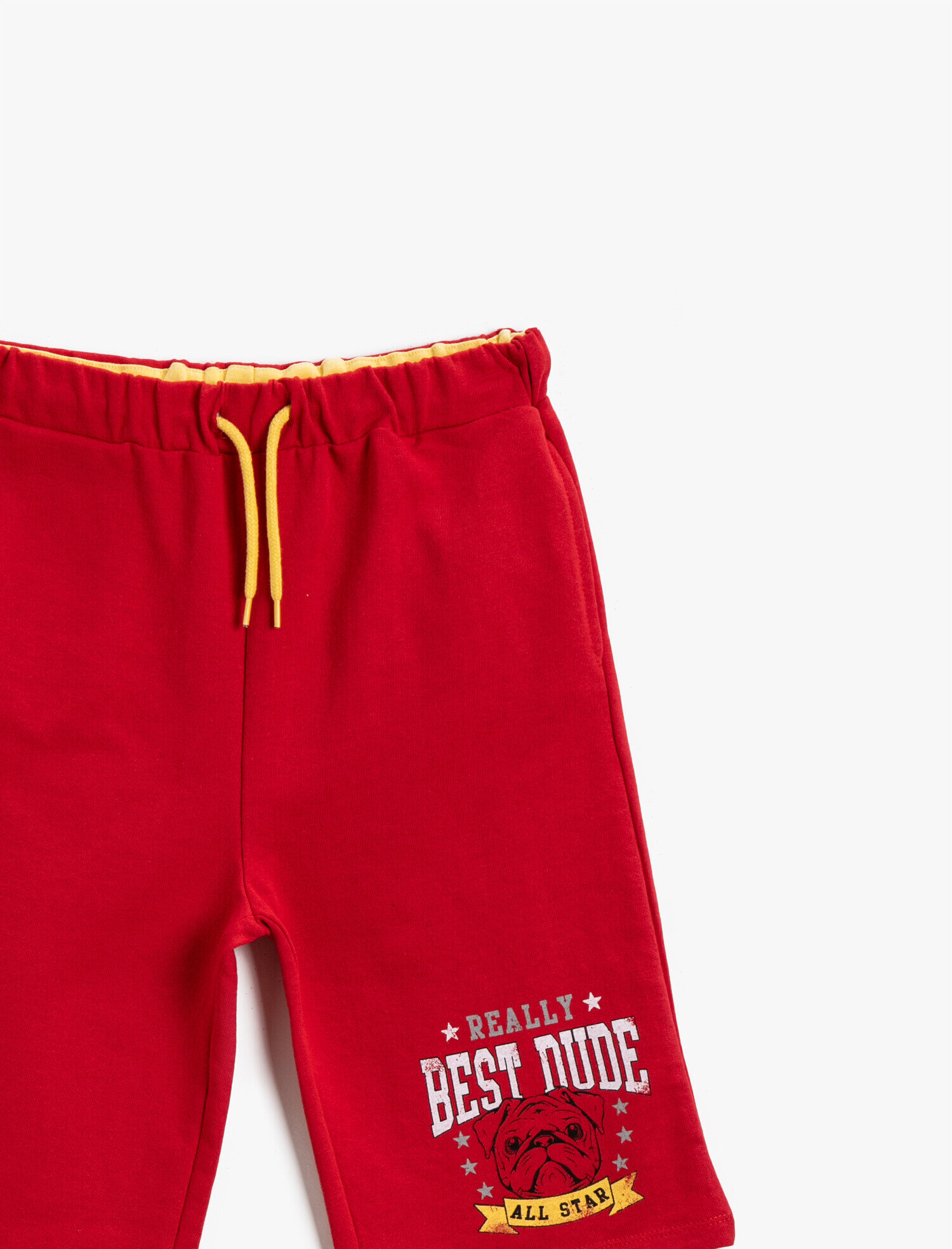  Erkek Çocuk Baskılı Şort Pamuklu