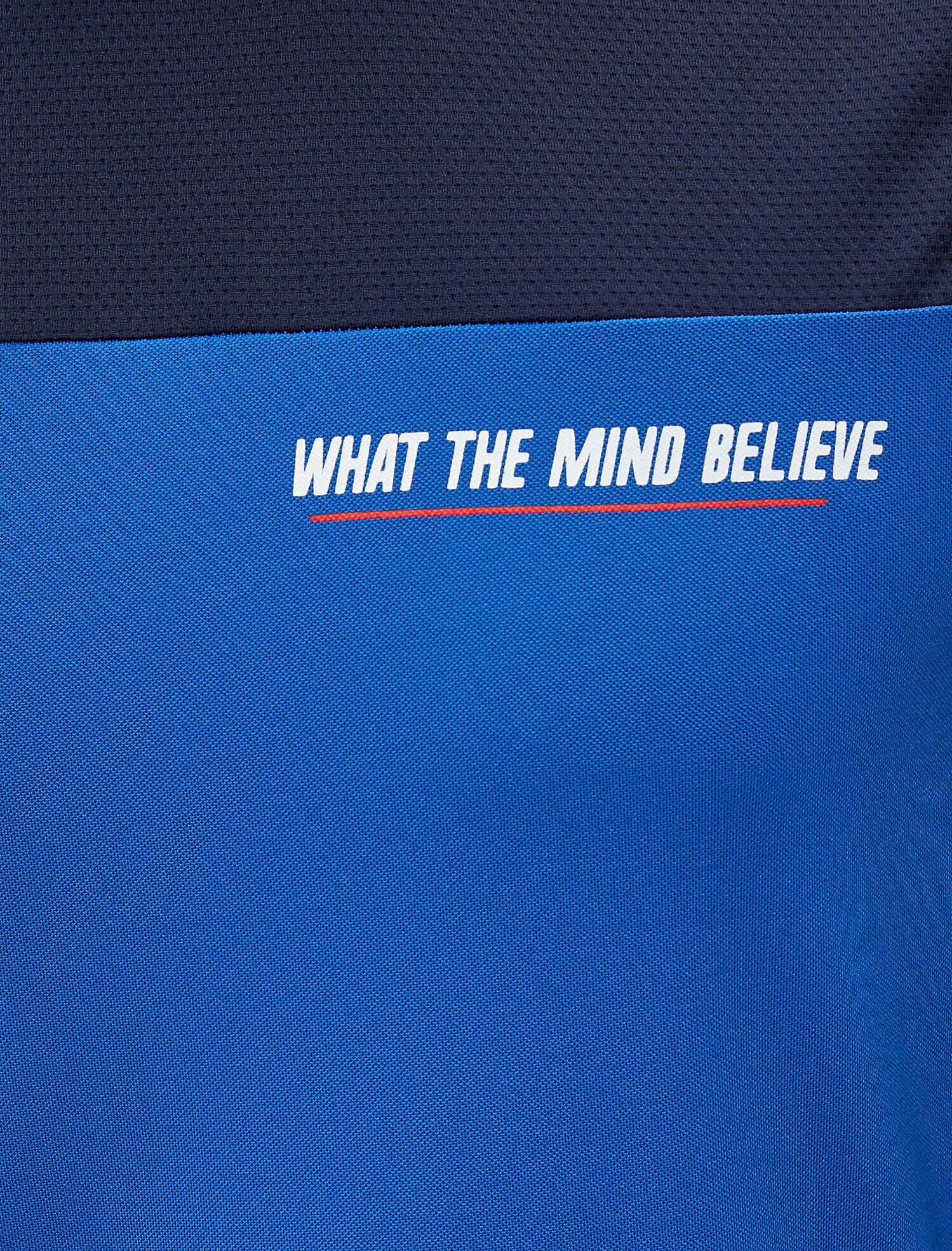   Sloganlı Atlet Renk Bloklu