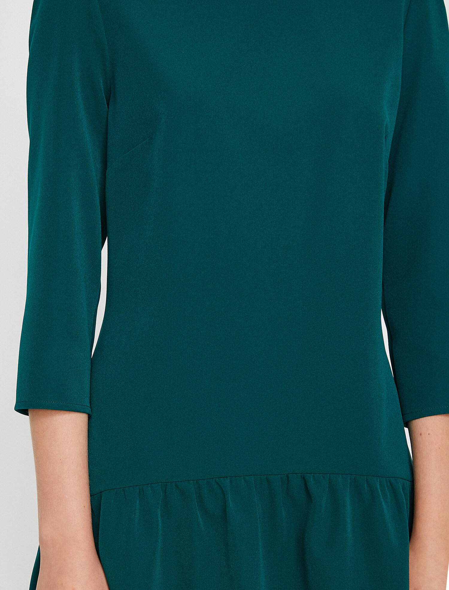 Bisiklet Yaka Elbise