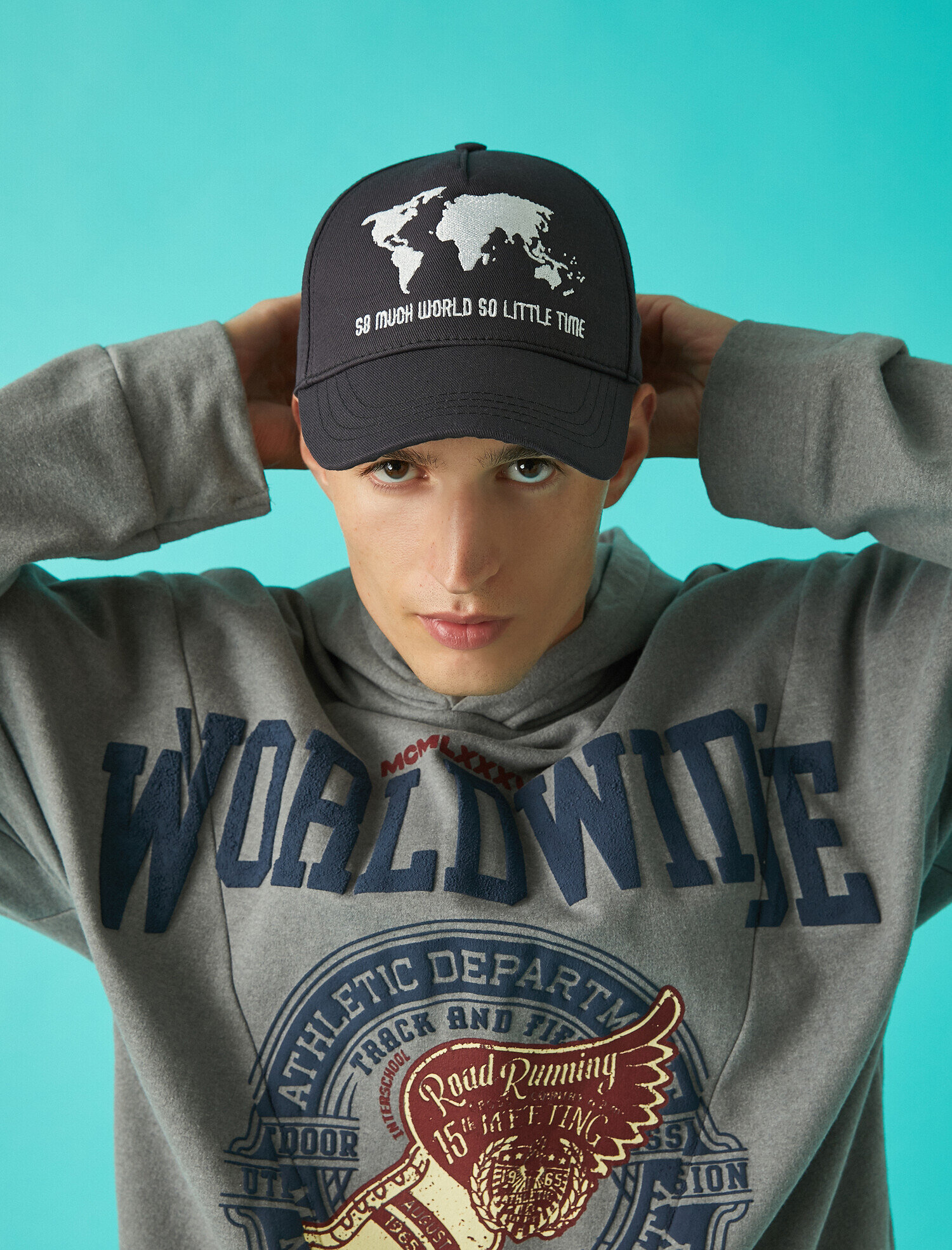  Erkek Sloganlı Kep Şapka Pamuklu