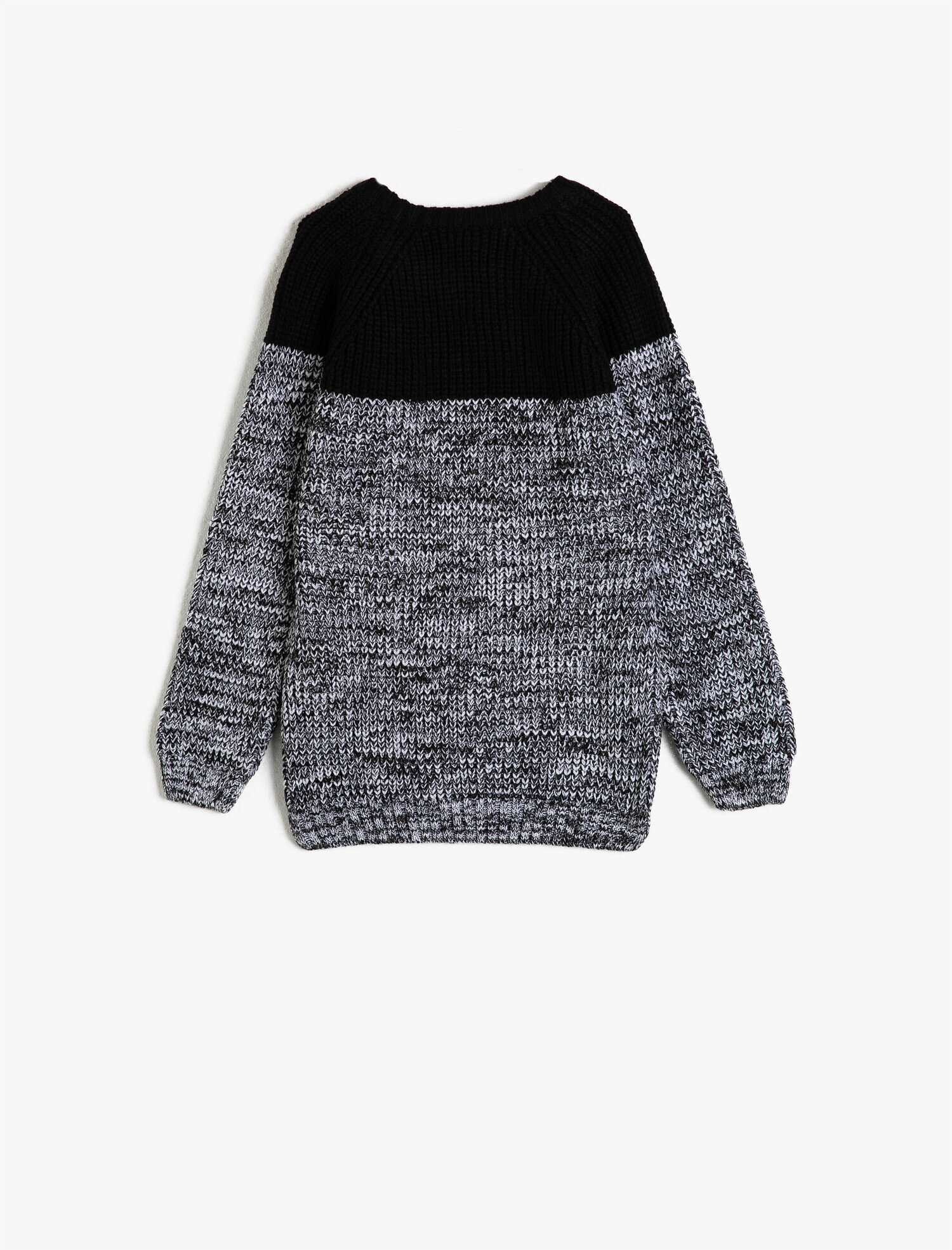  Erkek Çocuk Bisiklet Yaka Uzun Kollu Örgü Triko Kazak