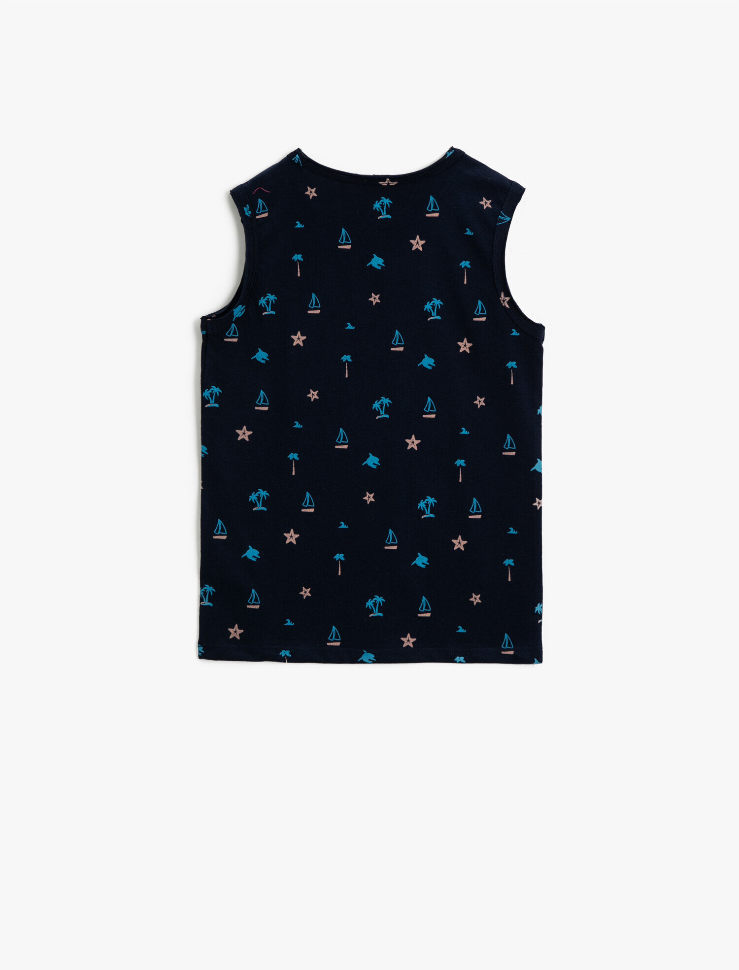  Erkek Çocuk Baskılı Atlet Pamuklu