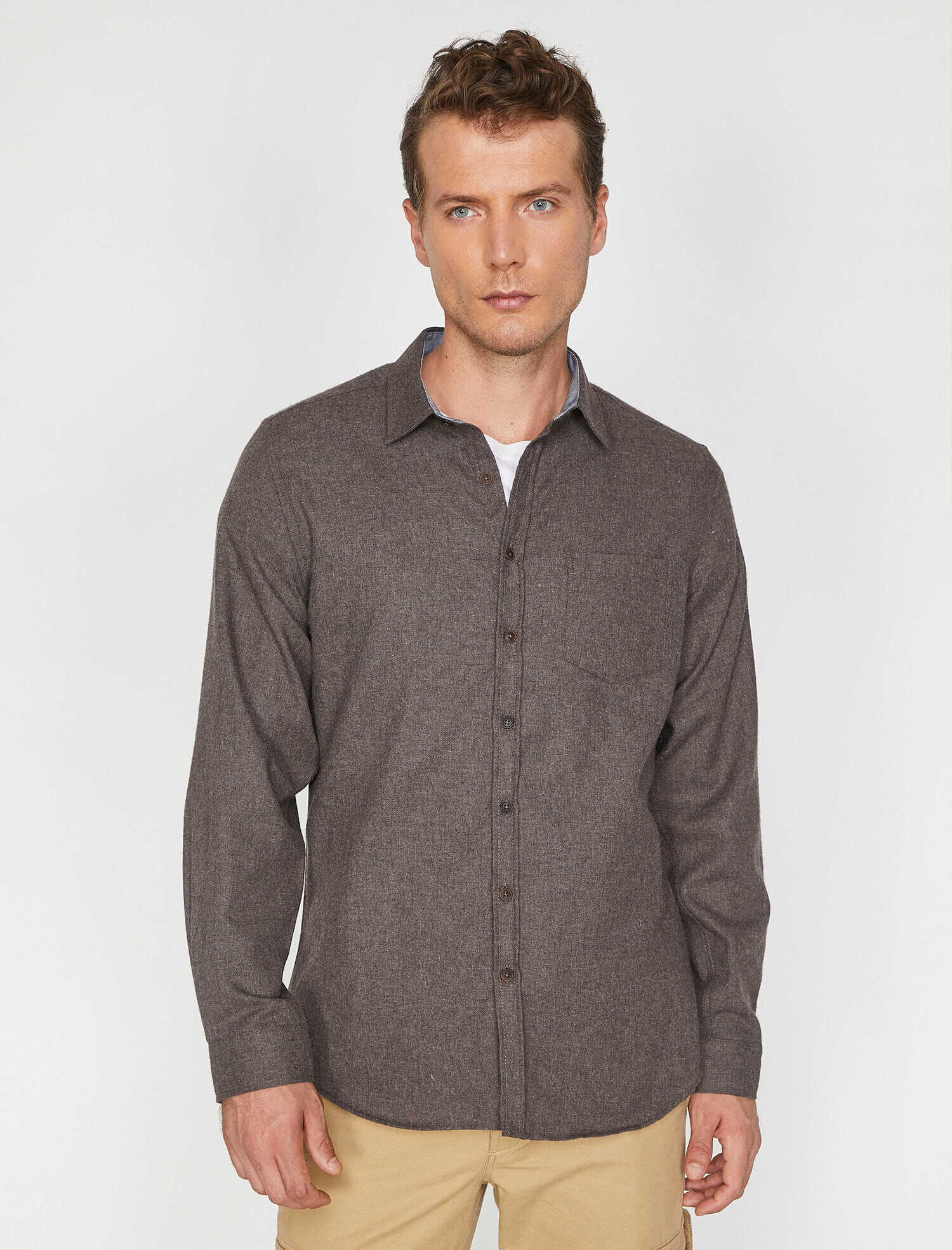   Cep Detaylı Gömlek