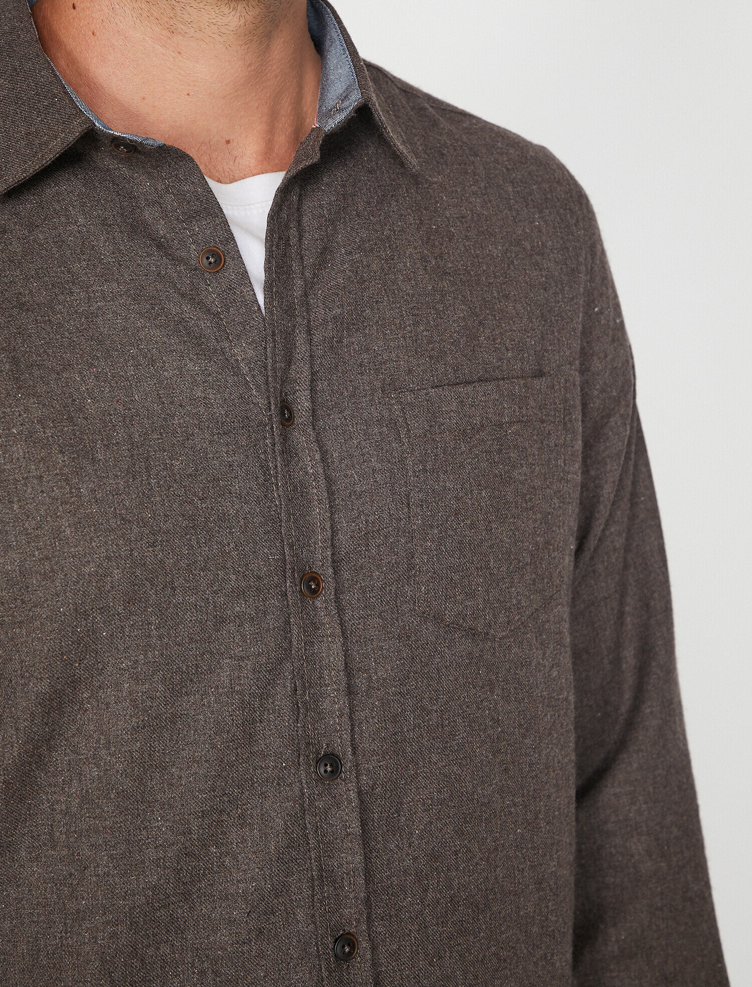   Cep Detaylı Gömlek