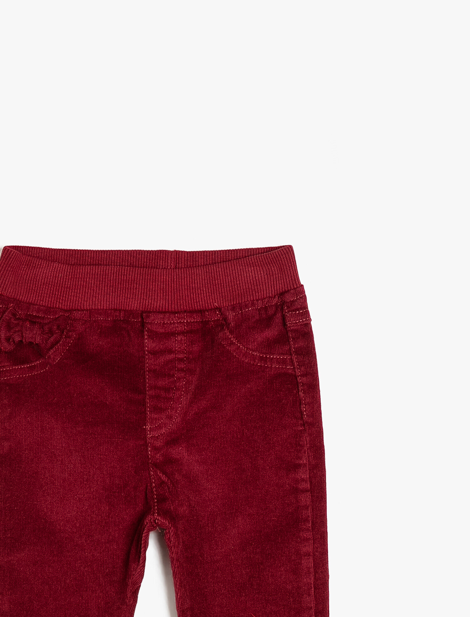 Kız Bebek Cep Detaylı Pantolon