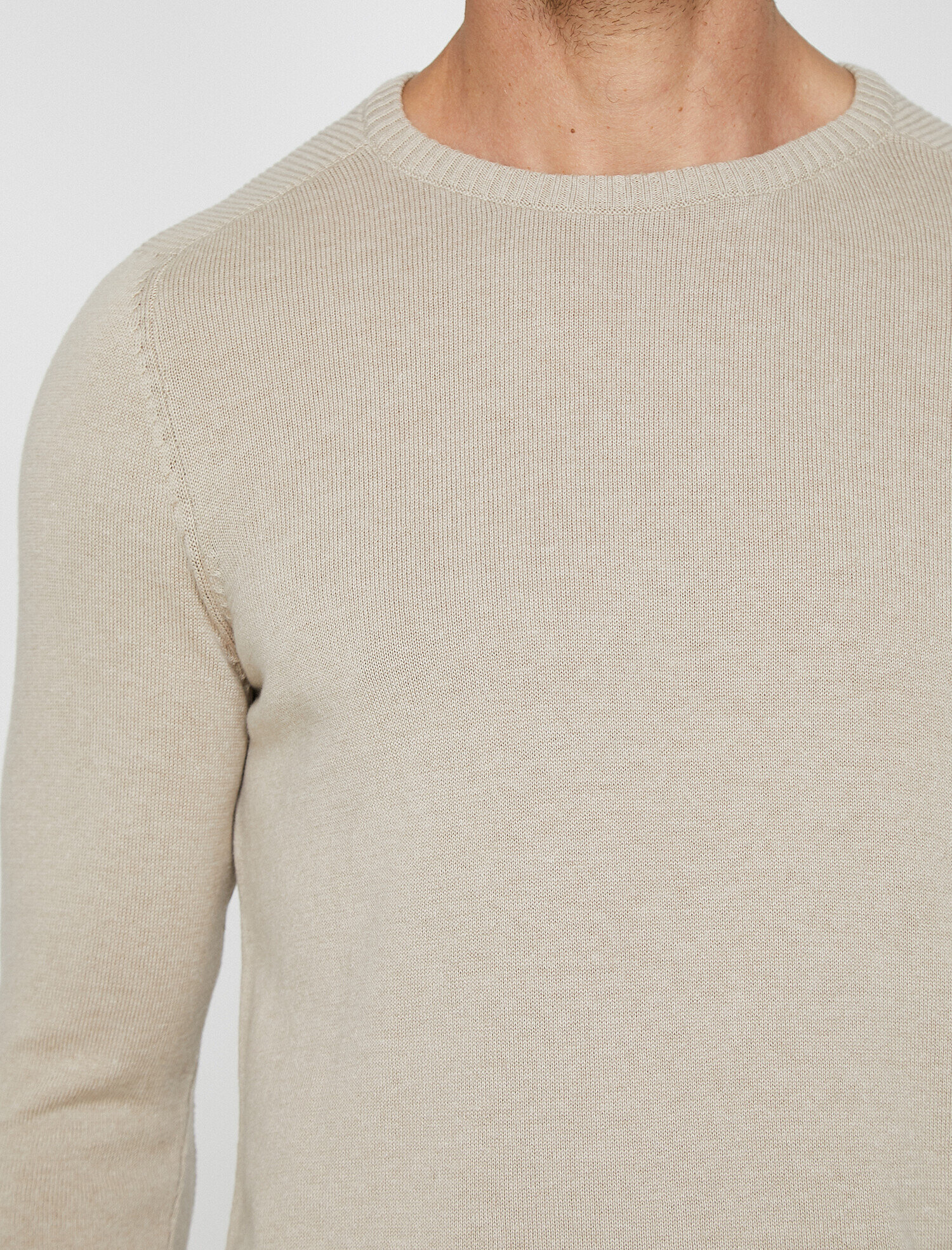   Bisiklet Yaka Triko Kazak